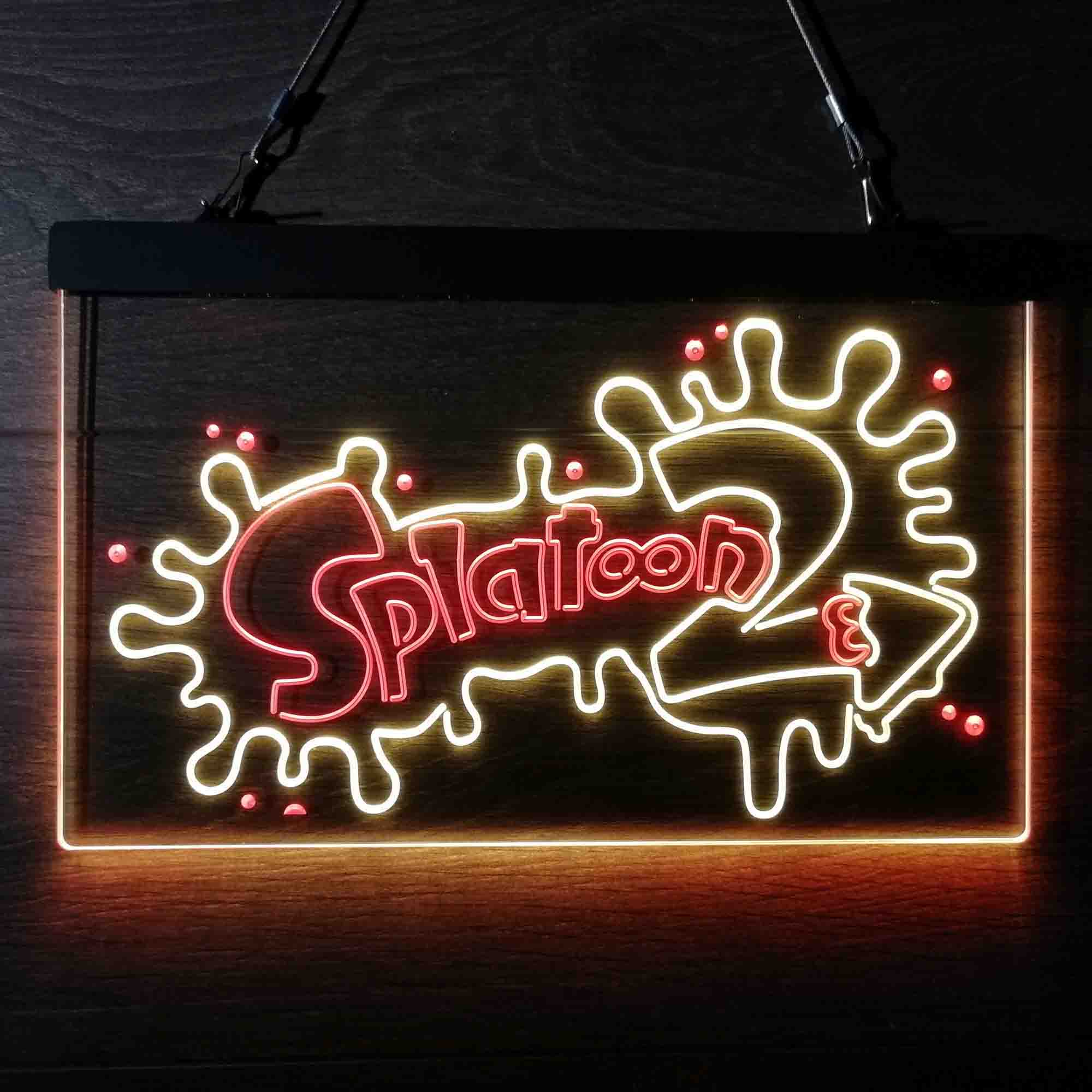 Splatoon 2 Game Room Neon Light LED Sign | Birthday Gamer Gift For Him