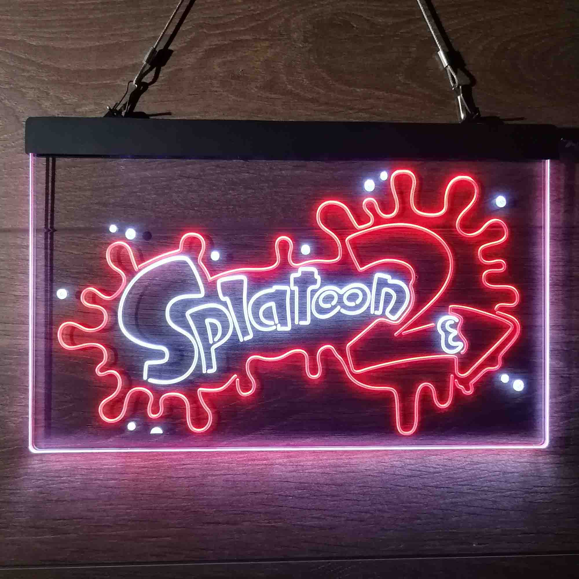Splatoon 2 Game Room Neon Light LED Sign | Birthday Gamer Gift For Him