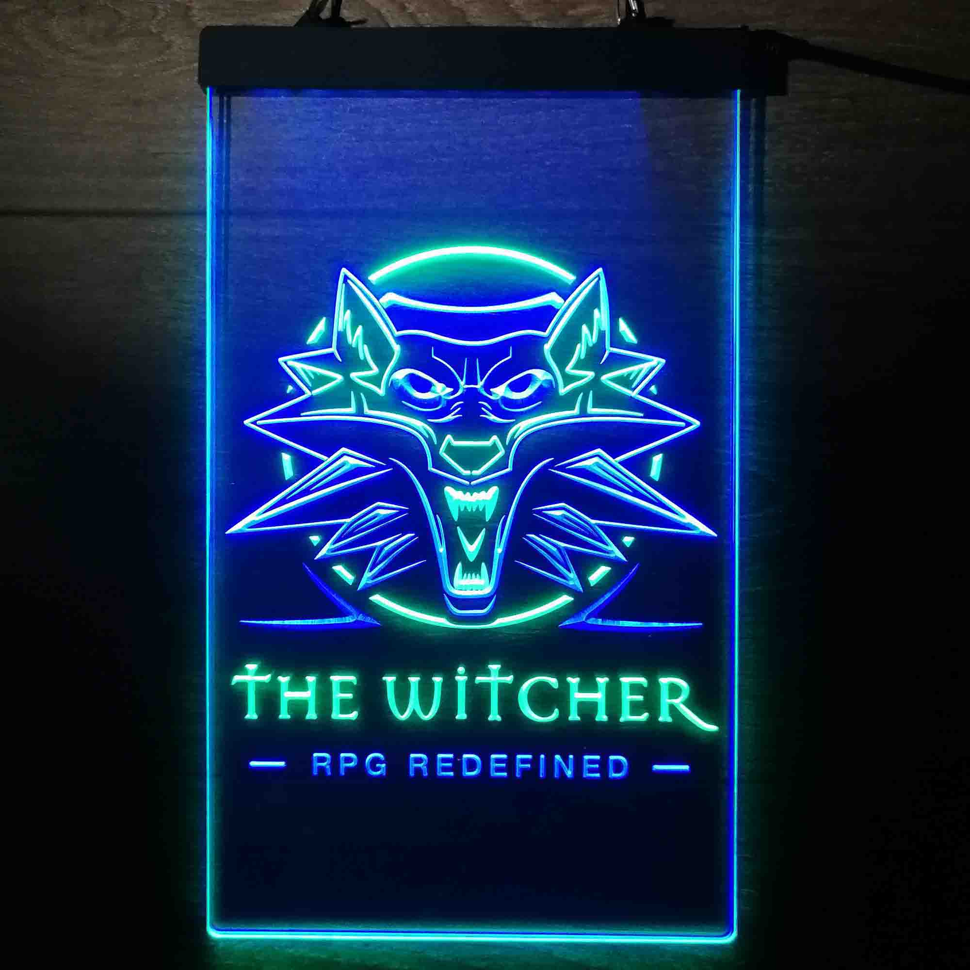 The Witcher 3 Game Geralt Game Room Neon Light LED Sign