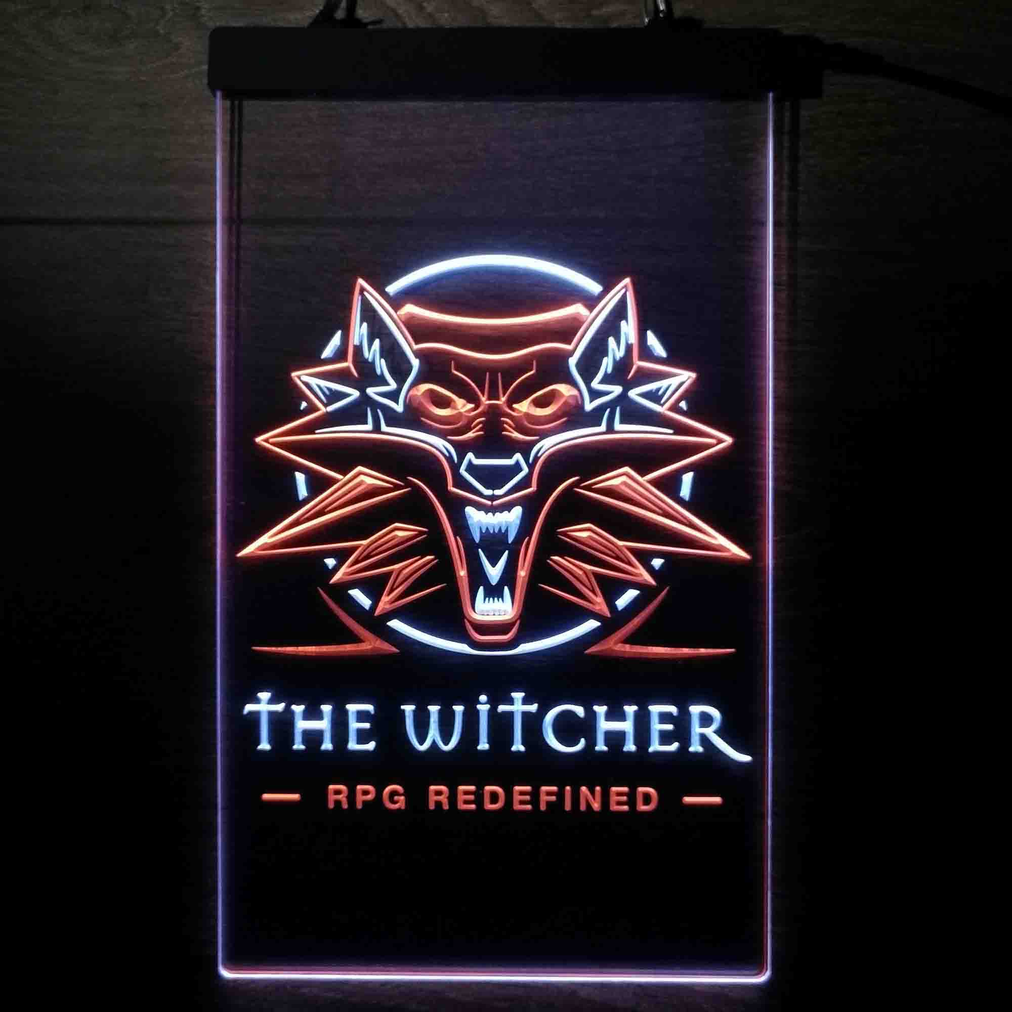 The Witcher 3 Game Geralt Game Room Neon Light LED Sign
