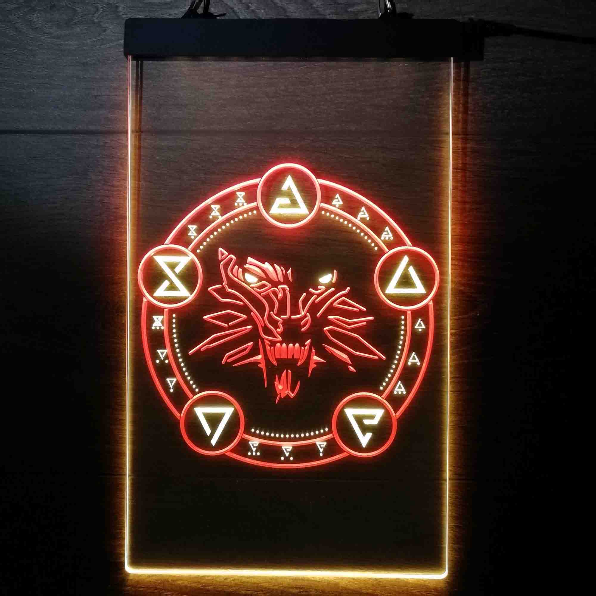The Witcher Wolf Game Room Neon Light LED Sign