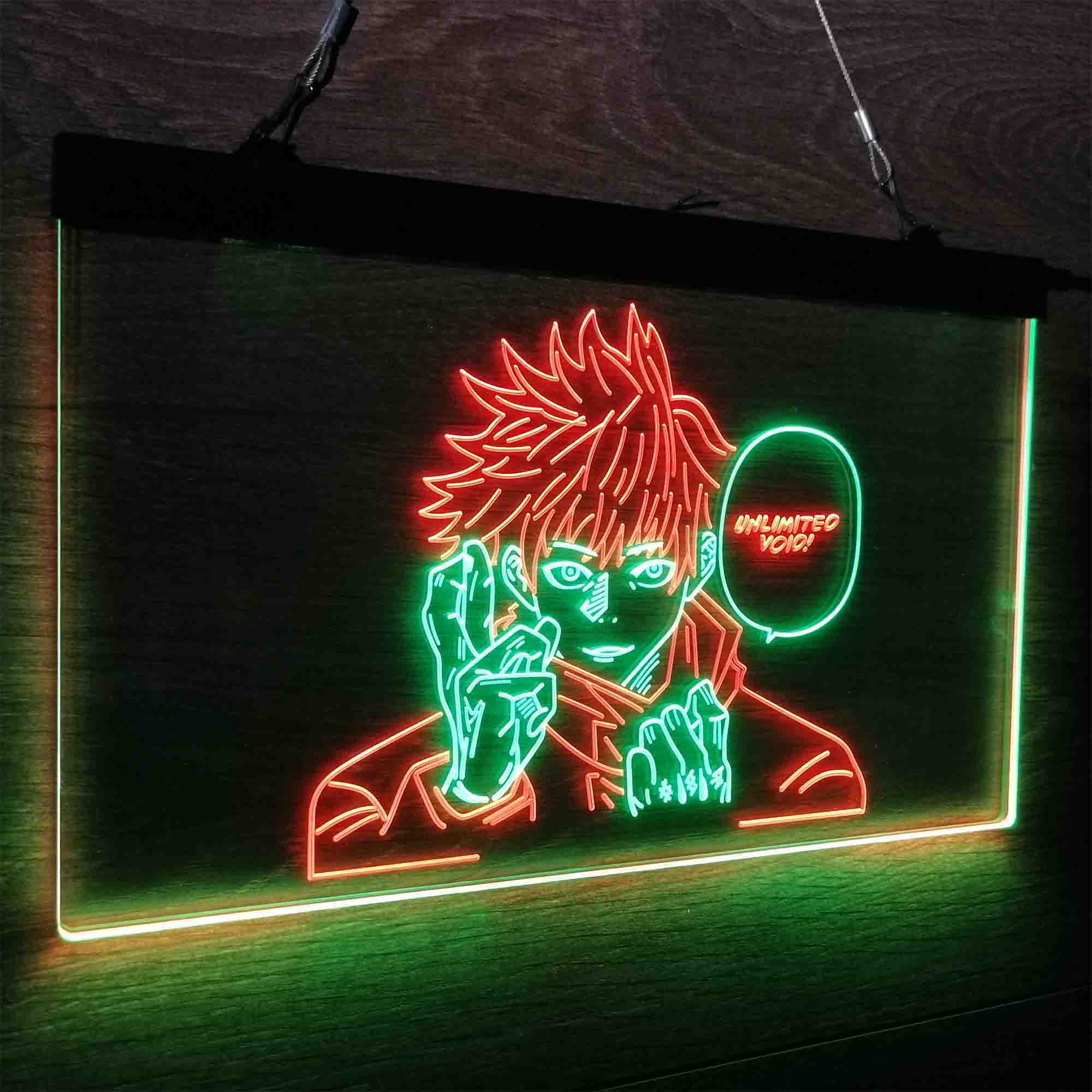 Jujutsu Kaisen Neon Poster Wall Art Neon-Like LED Sign