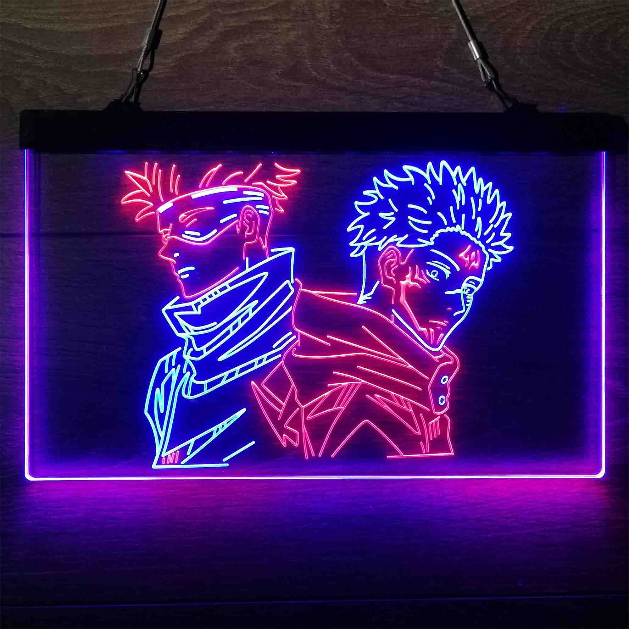 Jujutsu Kaisen Satoru Gojo Sukuna Game Room Neon-Like LED Sign