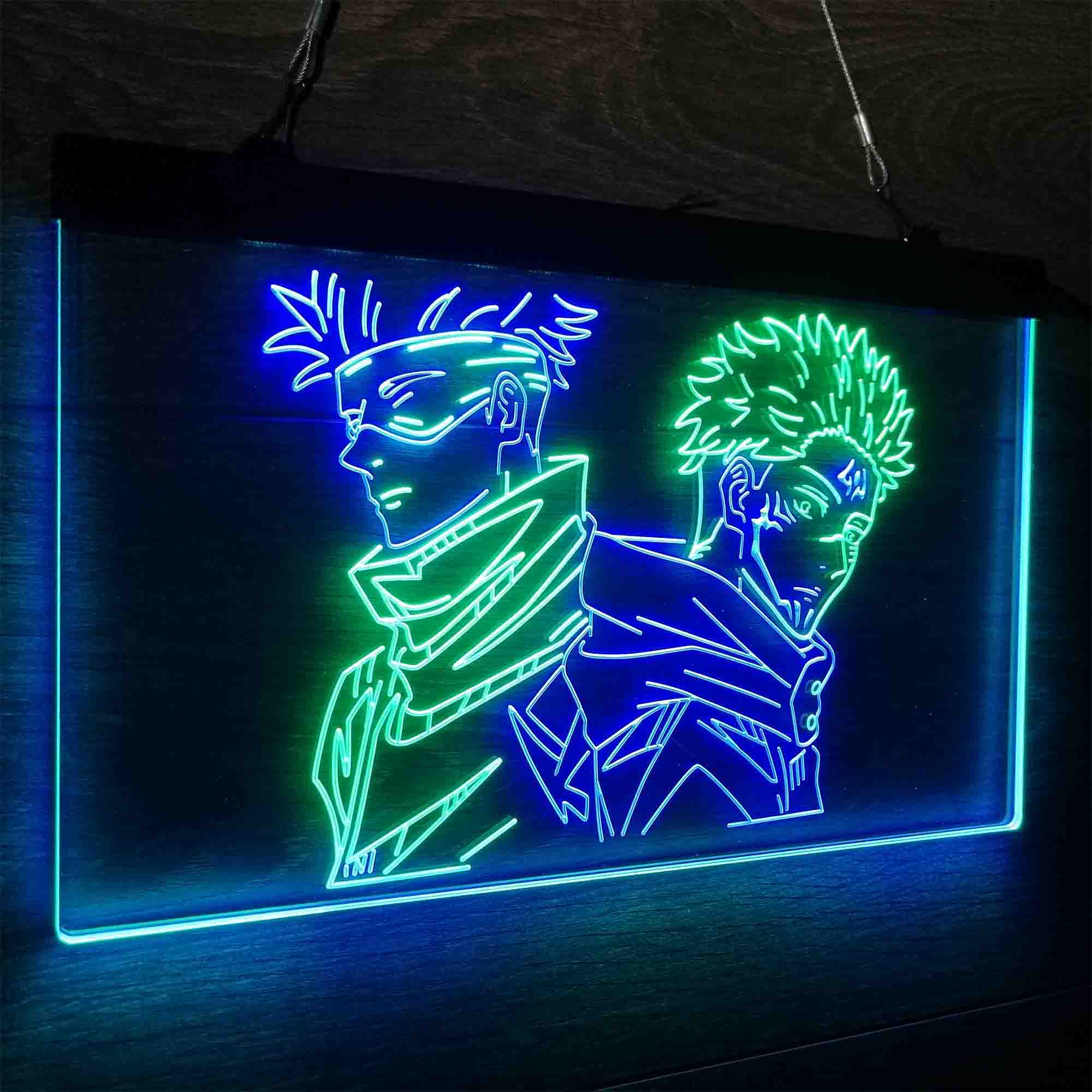 Jujutsu Kaisen Satoru Gojo Sukuna Game Room Neon-Like LED Sign