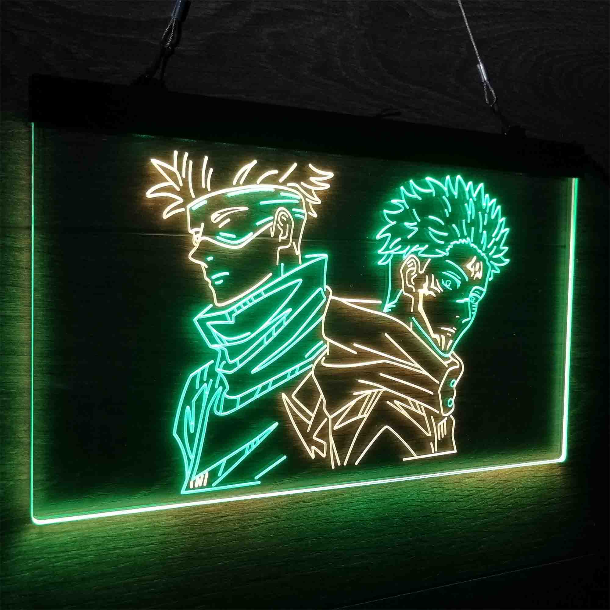 Jujutsu Kaisen Satoru Gojo Sukuna Game Room Neon-Like LED Sign