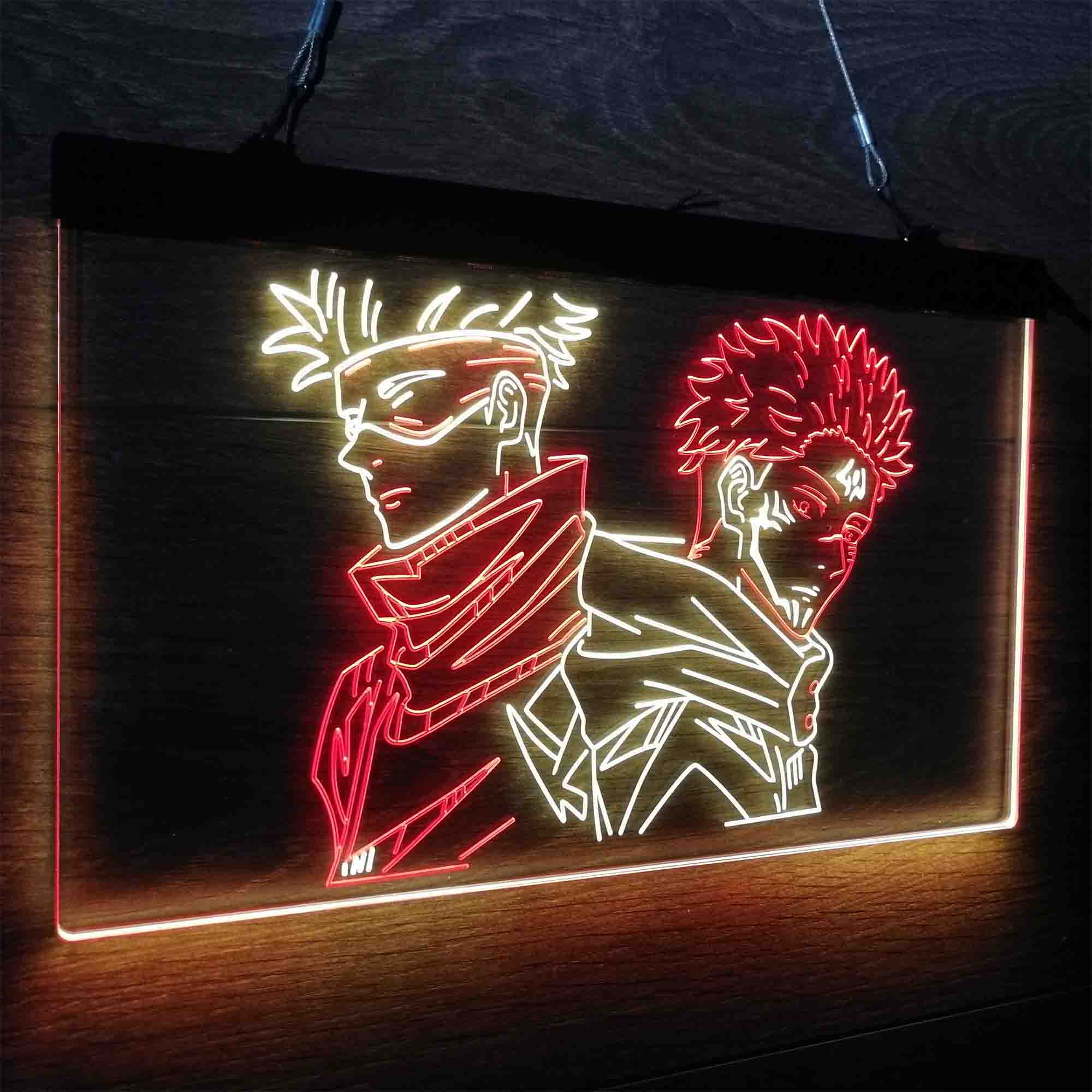 Jujutsu Kaisen Satoru Gojo Sukuna Game Room Neon-Like LED Sign