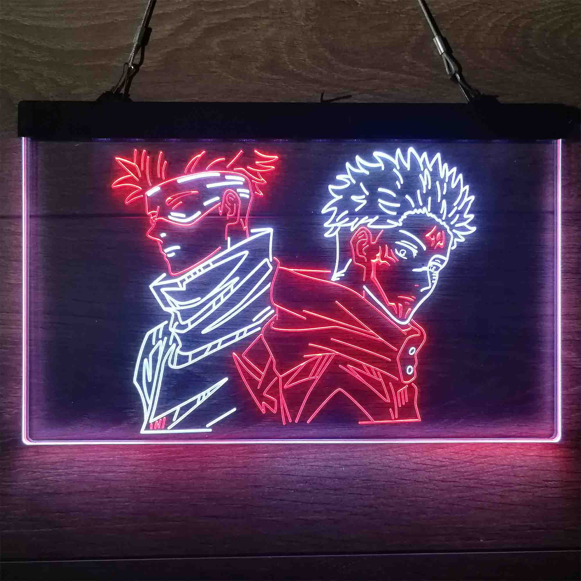 Jujutsu Kaisen Satoru Gojo Sukuna Game Room Neon-Like LED Sign