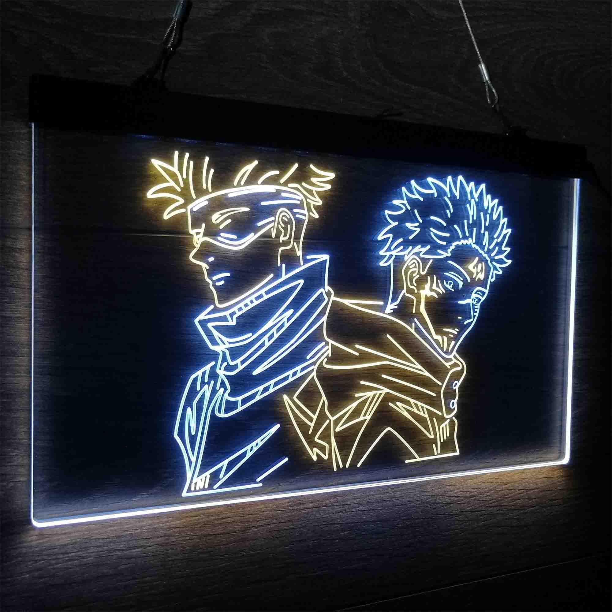 Jujutsu Kaisen Satoru Gojo Sukuna Game Room Neon-Like LED Sign