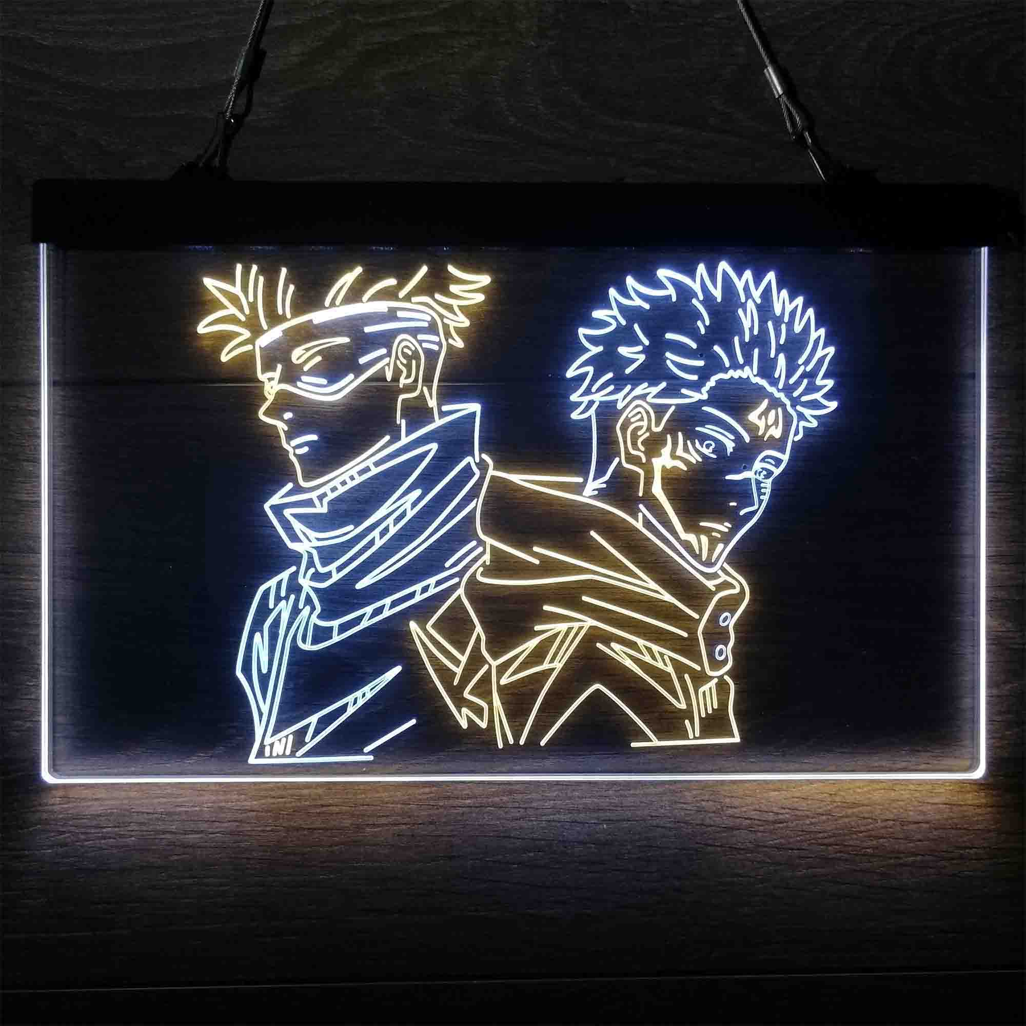 Jujutsu Kaisen Satoru Gojo Sukuna Game Room Neon-Like LED Sign