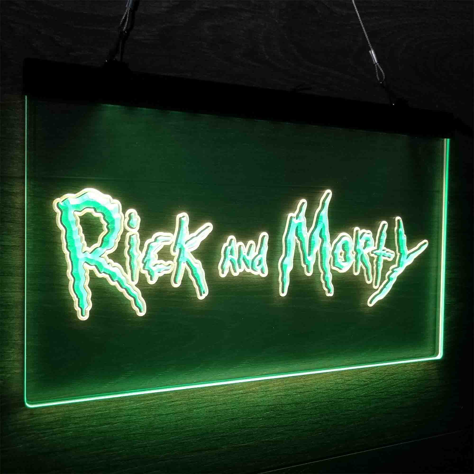 Rick And Morty Game Room Neon-Like LED Sign