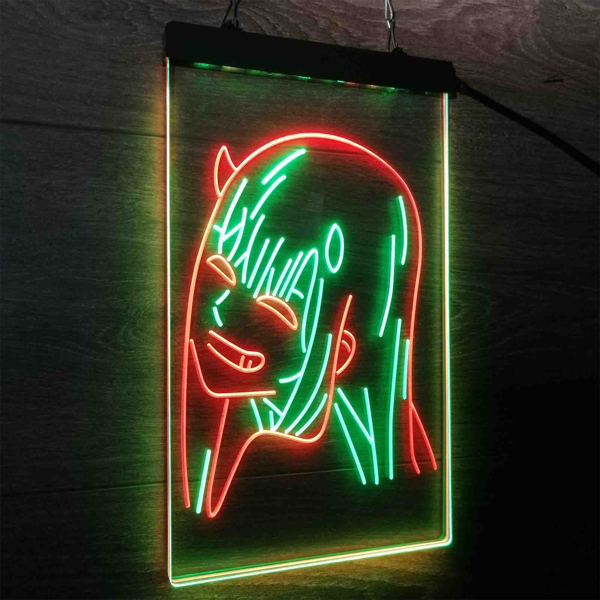 Zero Two Game Room Neon-Like LED Sign