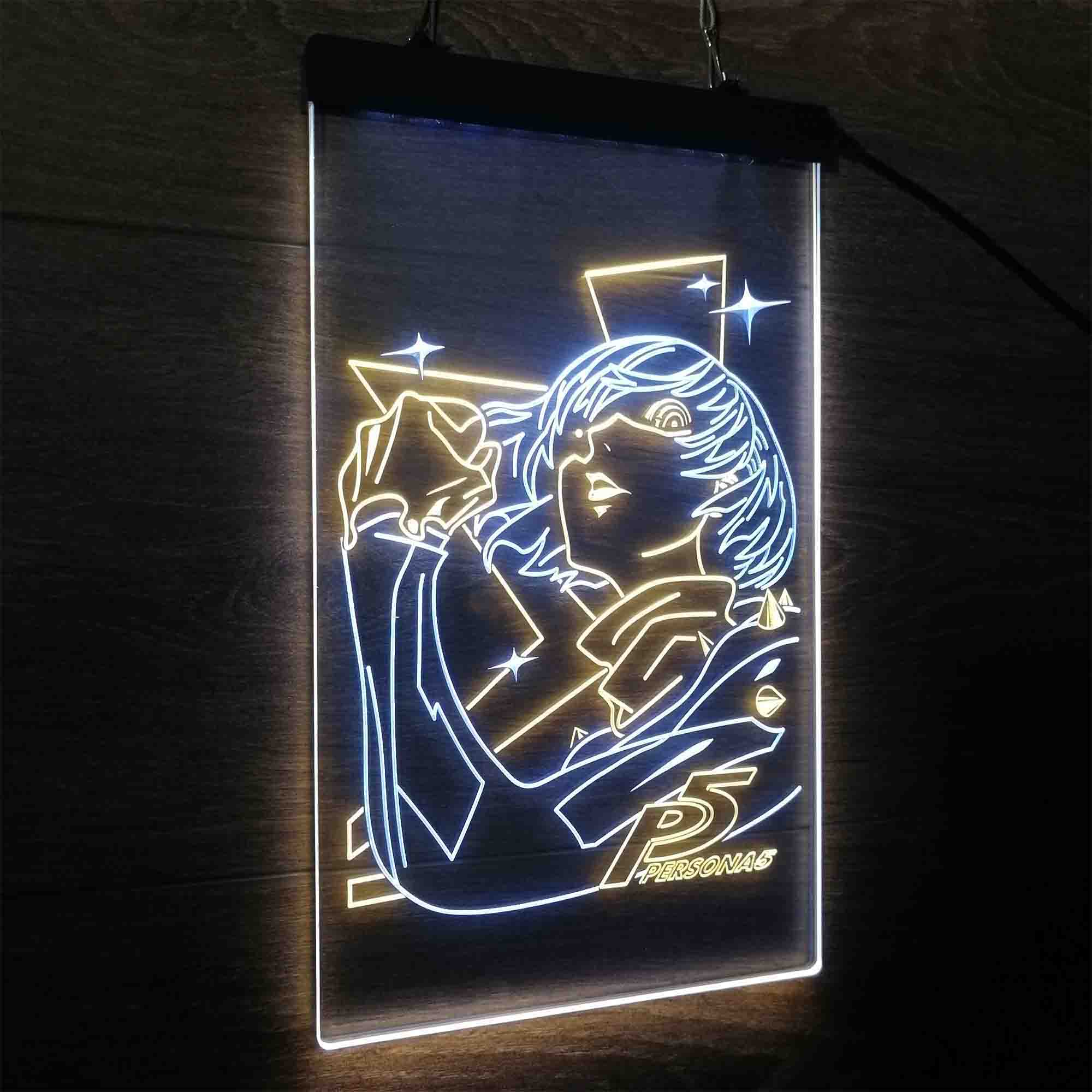 Persona 5 Makoto Nijima Game Room Neon-Like LED Sign