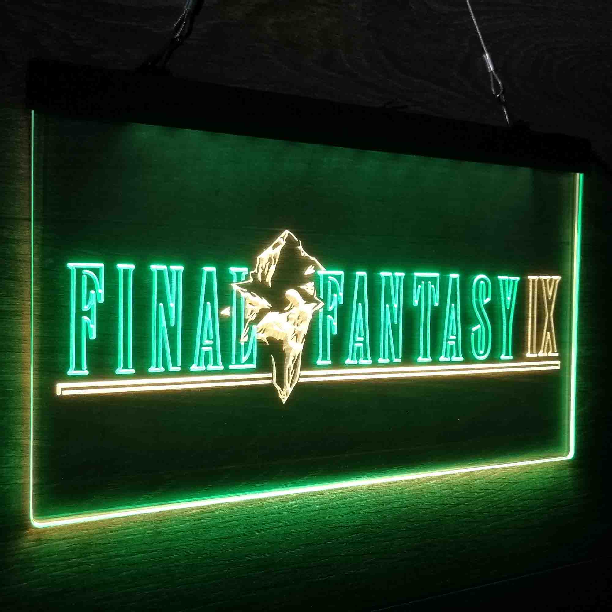 Final Fantasy IX Game Room Neon-Like LED Sign