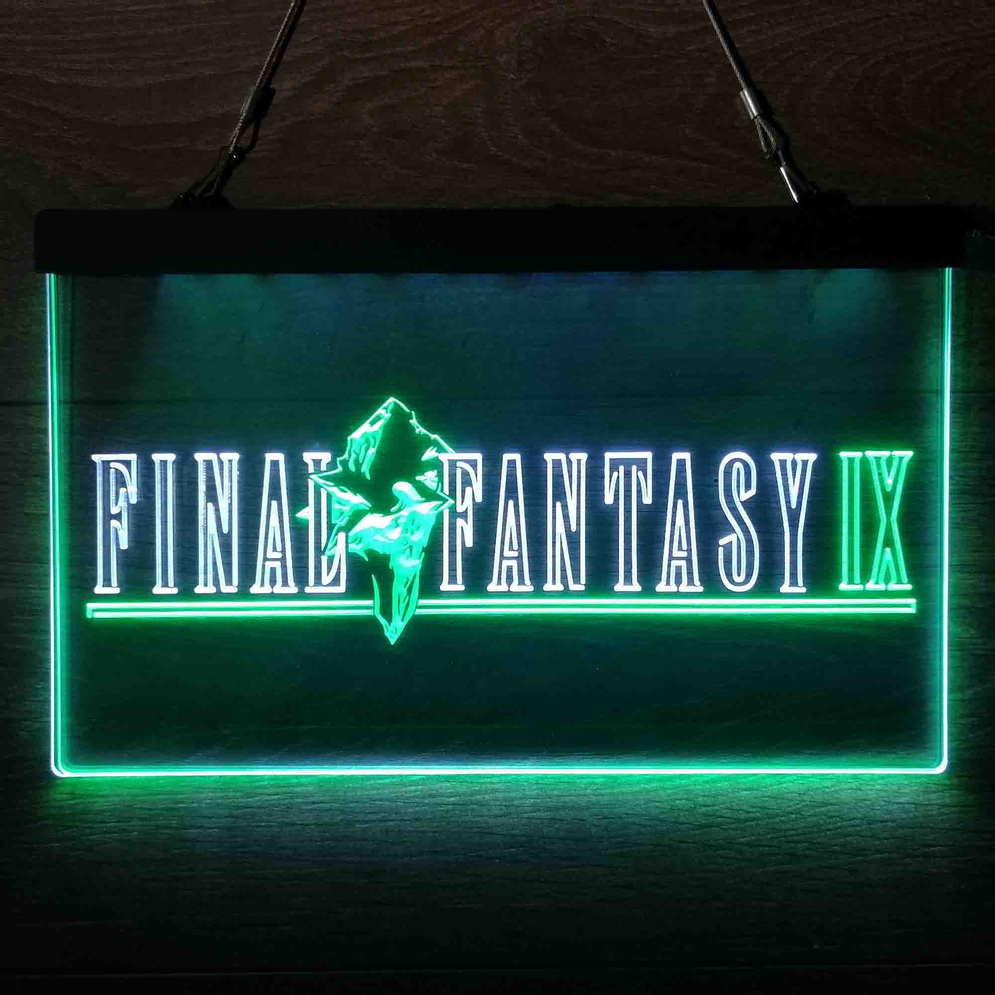 Final Fantasy IX Game Room Neon-Like LED Sign