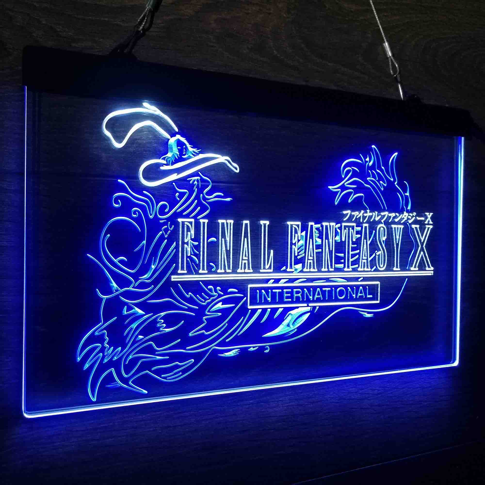Final Fantasy X Game Room Neon-Like LED Sign