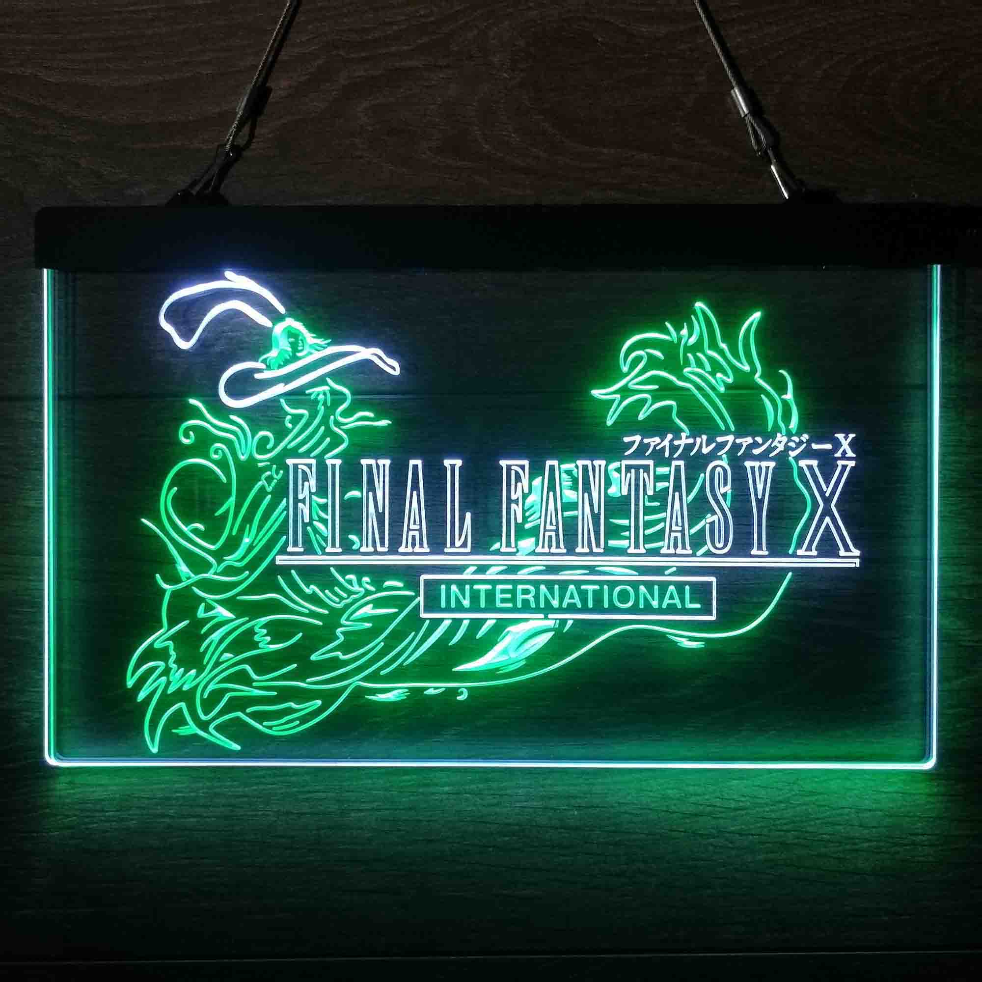 Final Fantasy X Game Room Neon-Like LED Sign