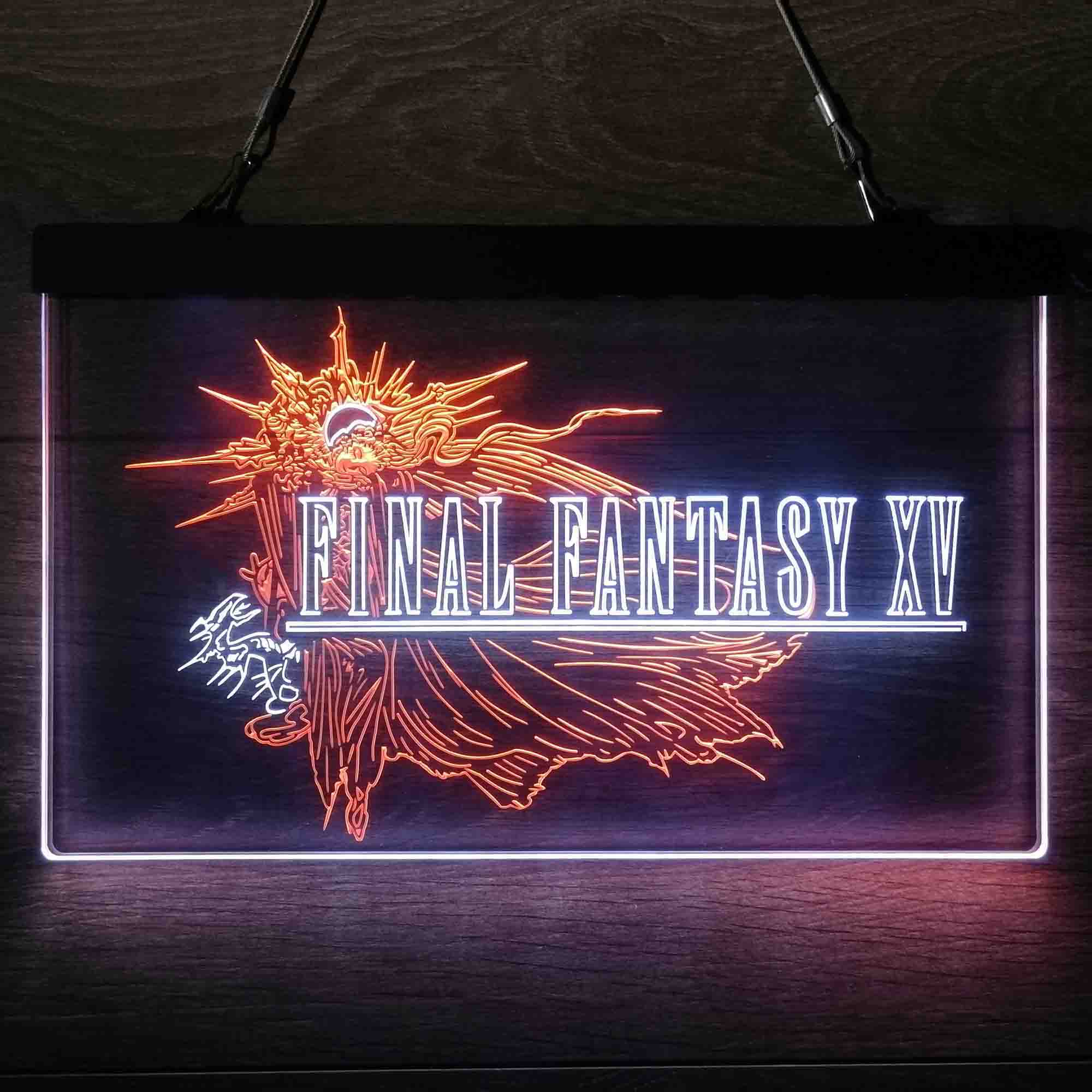 Final Fantasy XV Game Room Neon-Like LED Sign