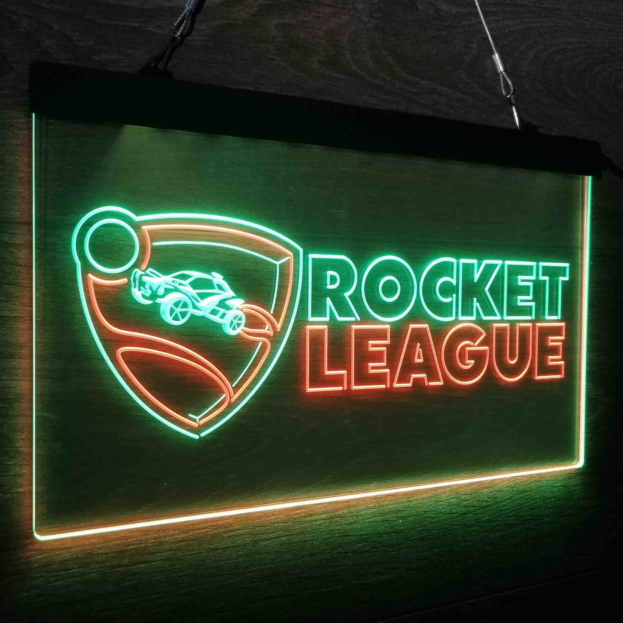 Rocket League Game Room Neon-Like LED Sign