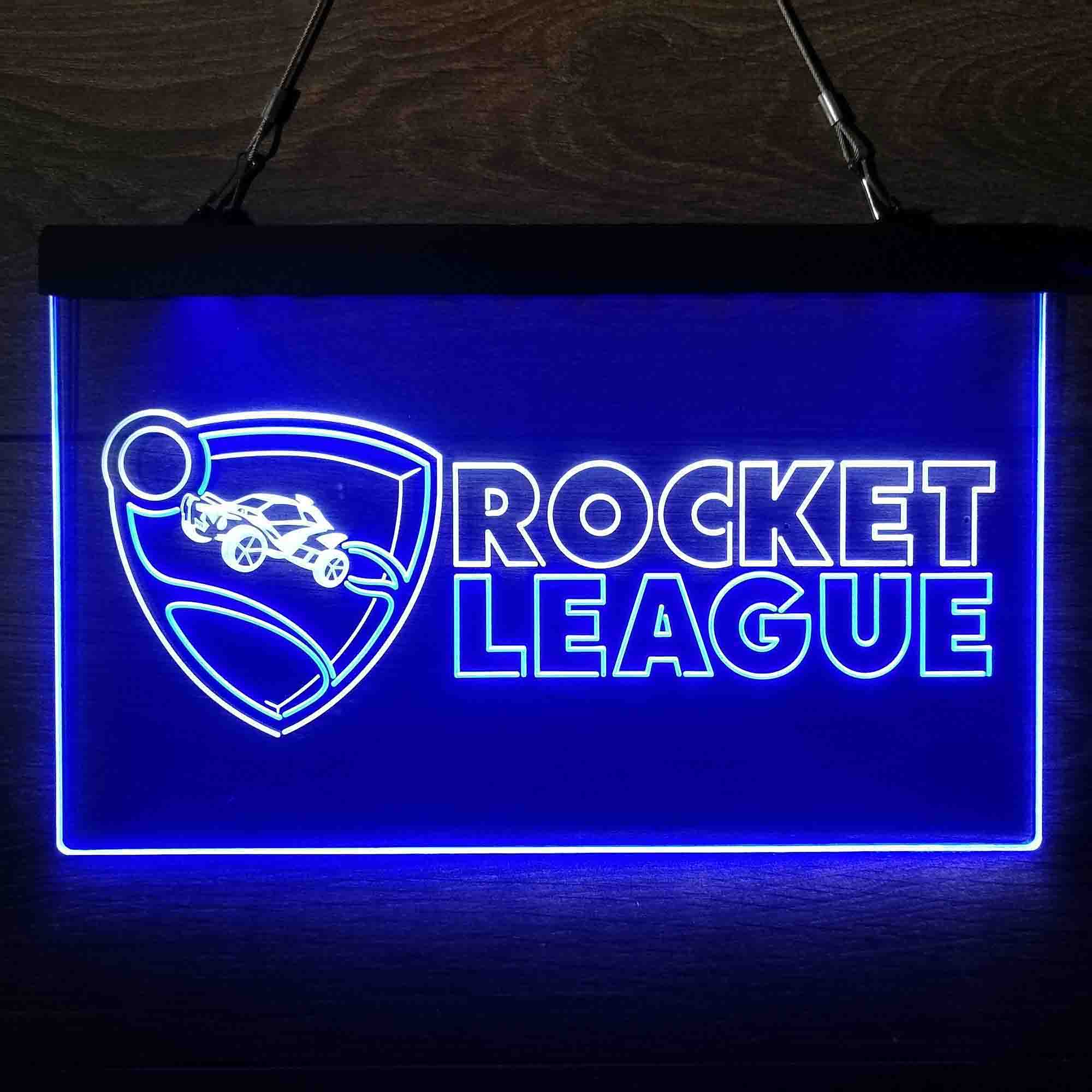 Rocket League Game Room Neon-Like LED Sign