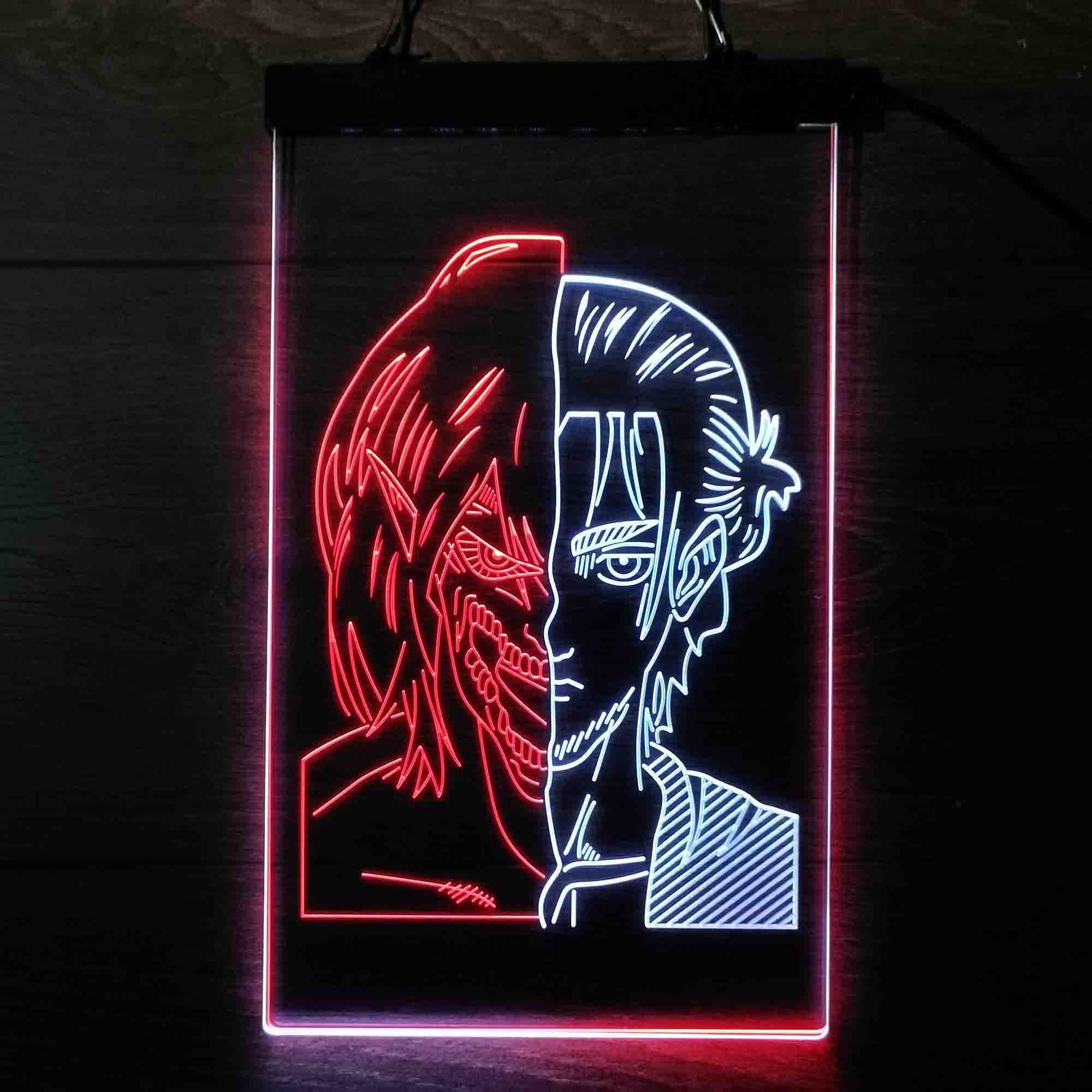 Attack on Titan Eren Jaeger Neon LED Sign