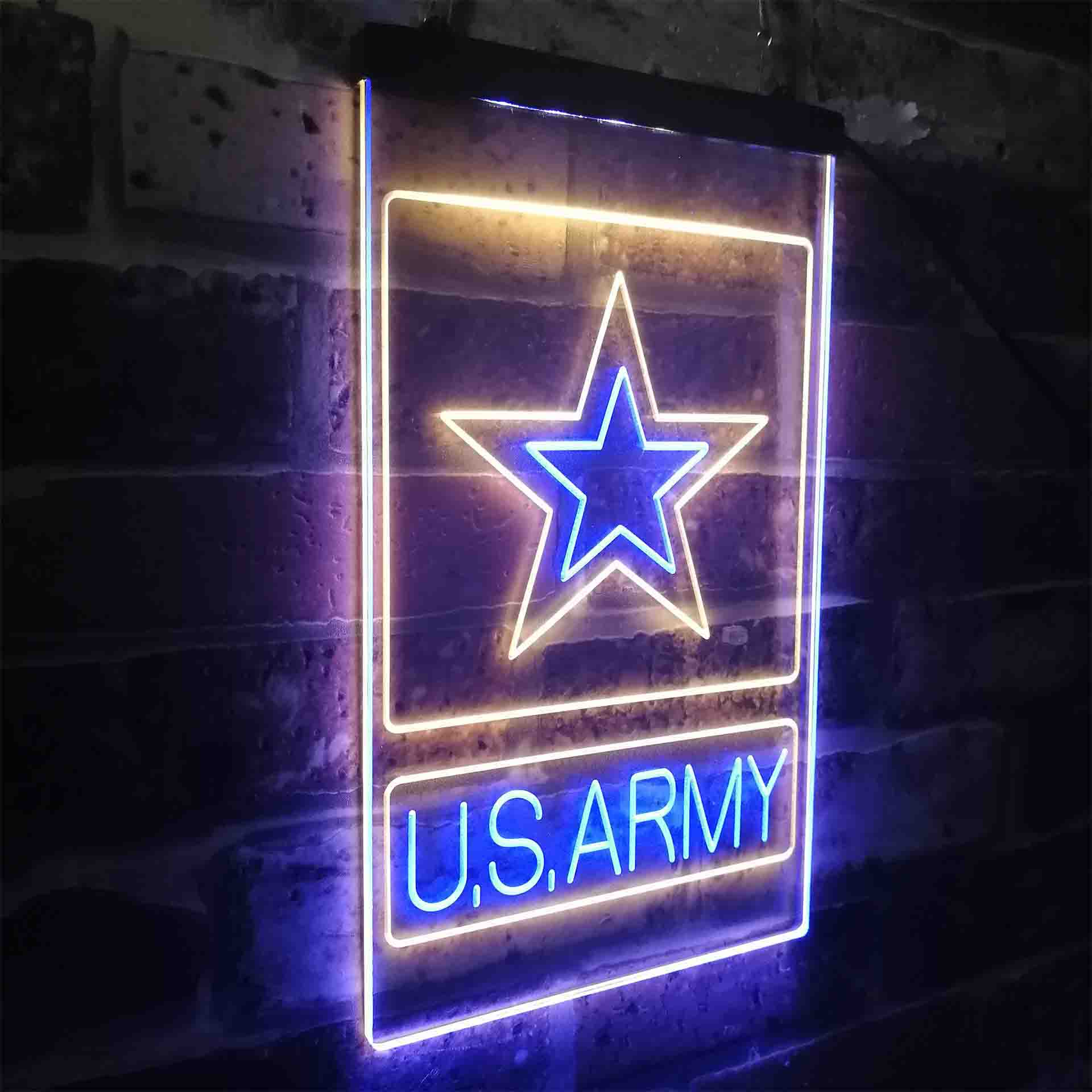 U.S. Army Star Neon-Like LED Sign