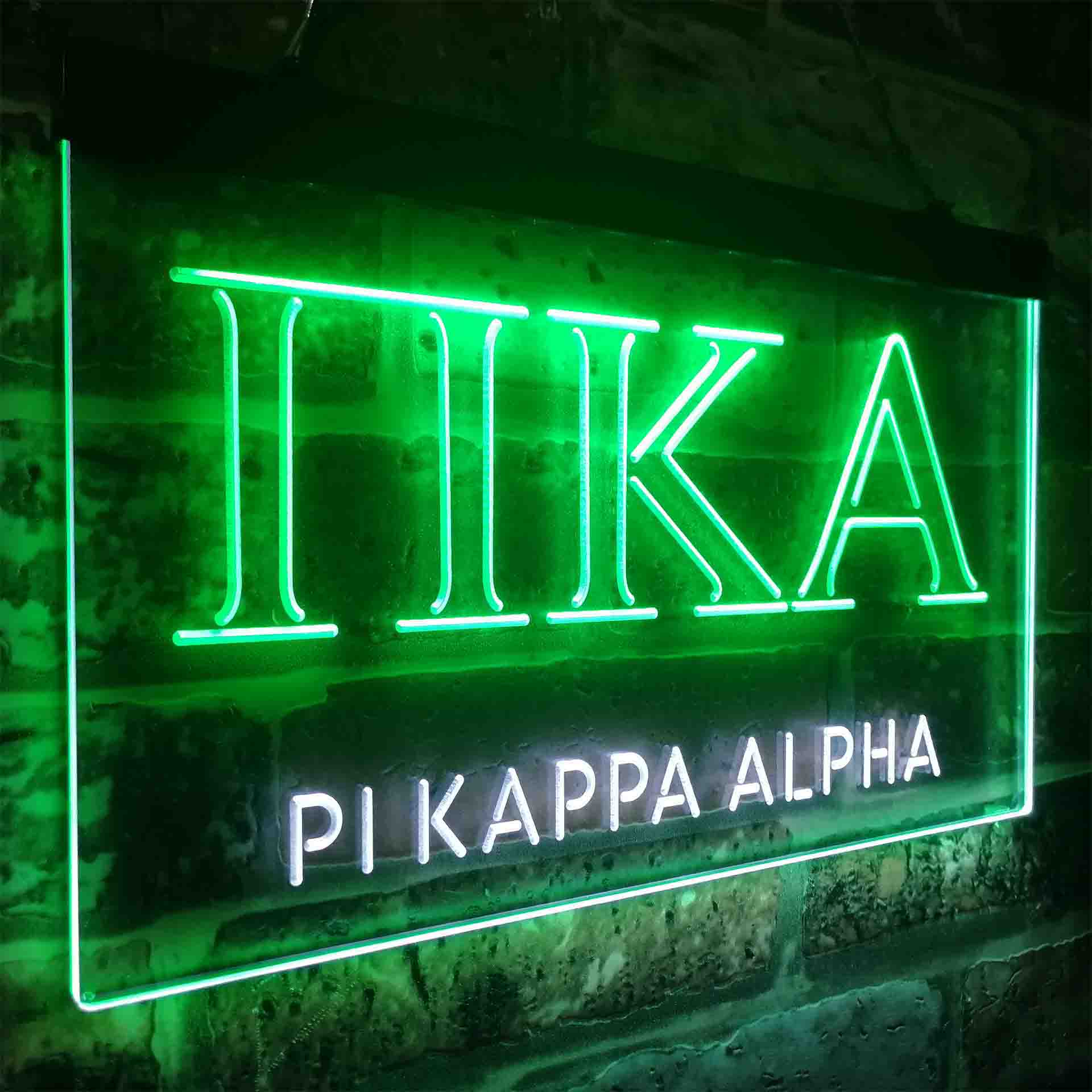 Pi Kappa Alpha PIKE Symbol Neon LED Sign