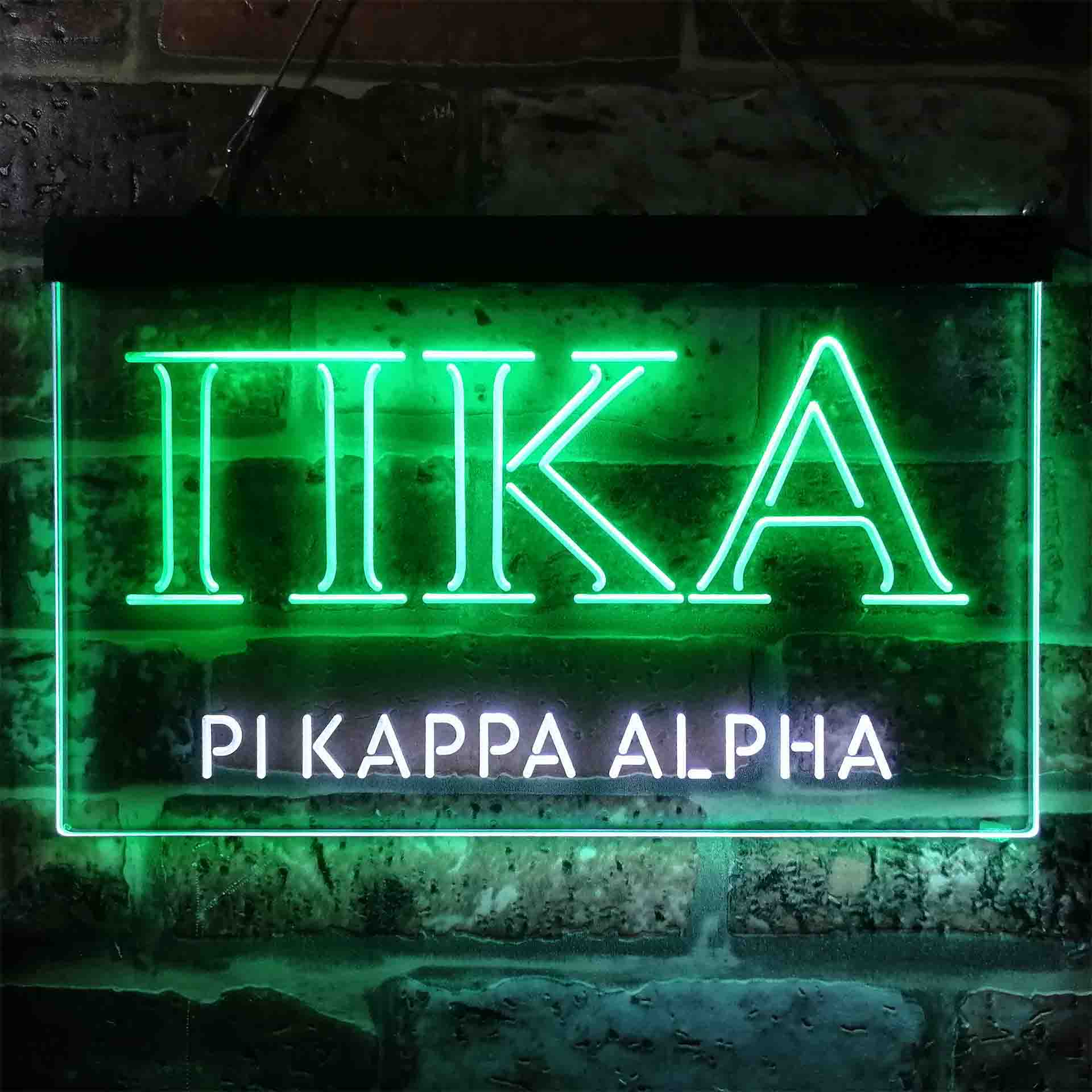 Pi Kappa Alpha Fraternity Greek Letter Organization Neon-Like LED Sign