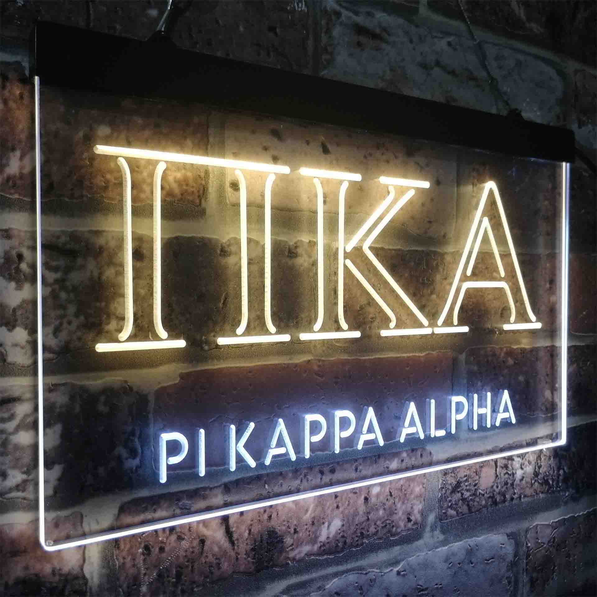Pi Kappa Alpha PIKE Symbol Neon LED Sign