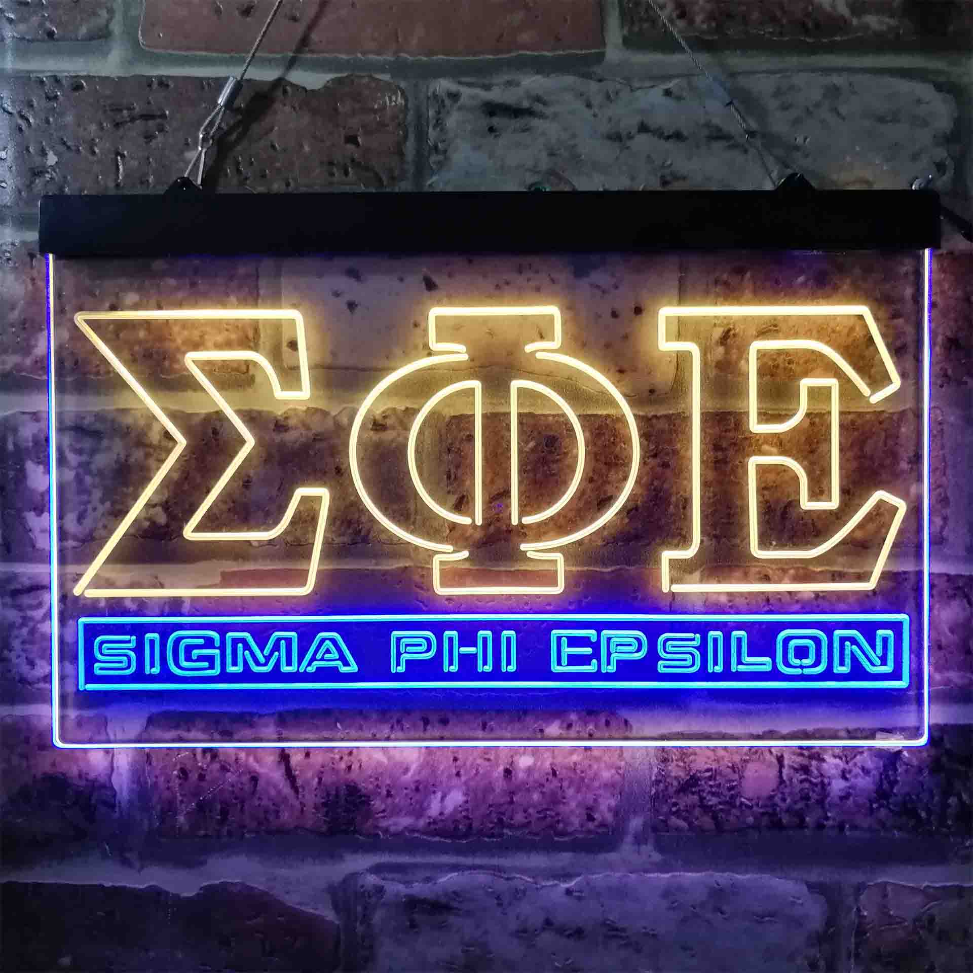 Sigma Phi Epsilon Symbol Neon LED Sign