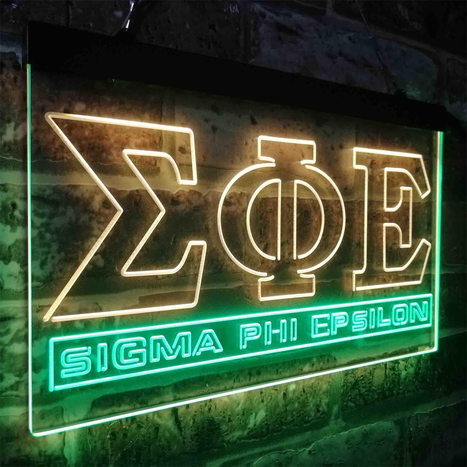 Sigma Phi Epsilon Symbol Neon LED Sign