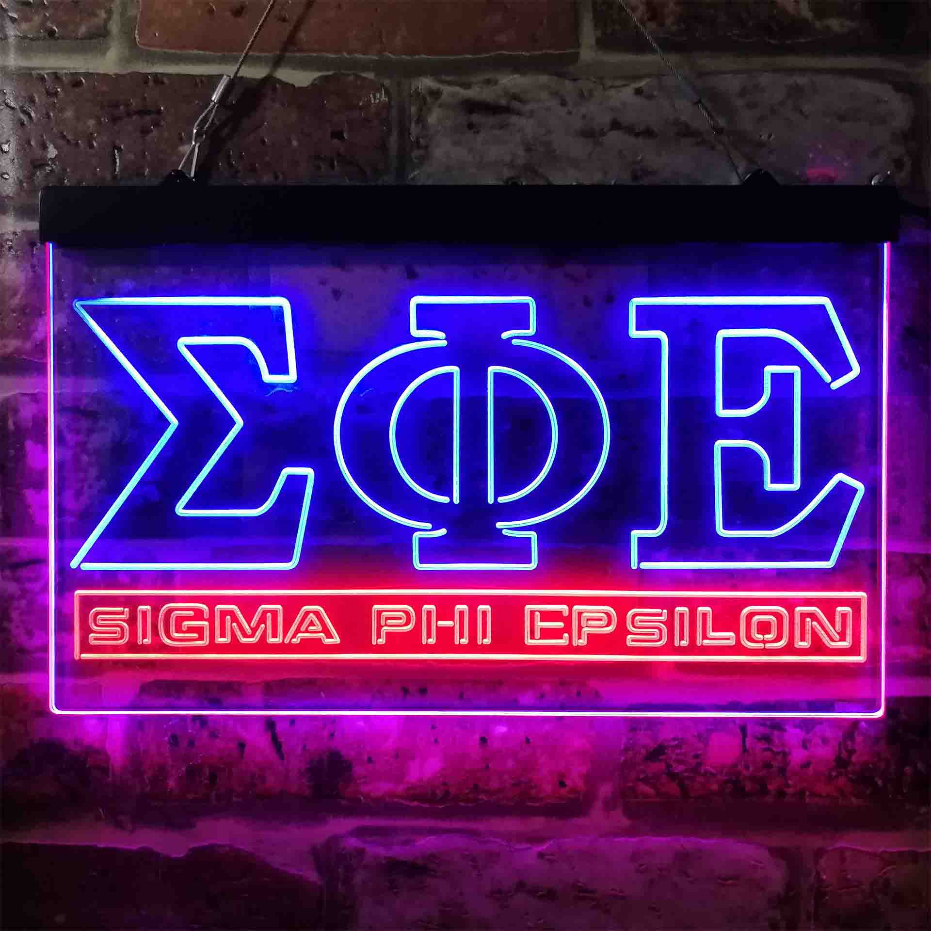 Sigma Phi Epsilon Symbol Neon LED Sign