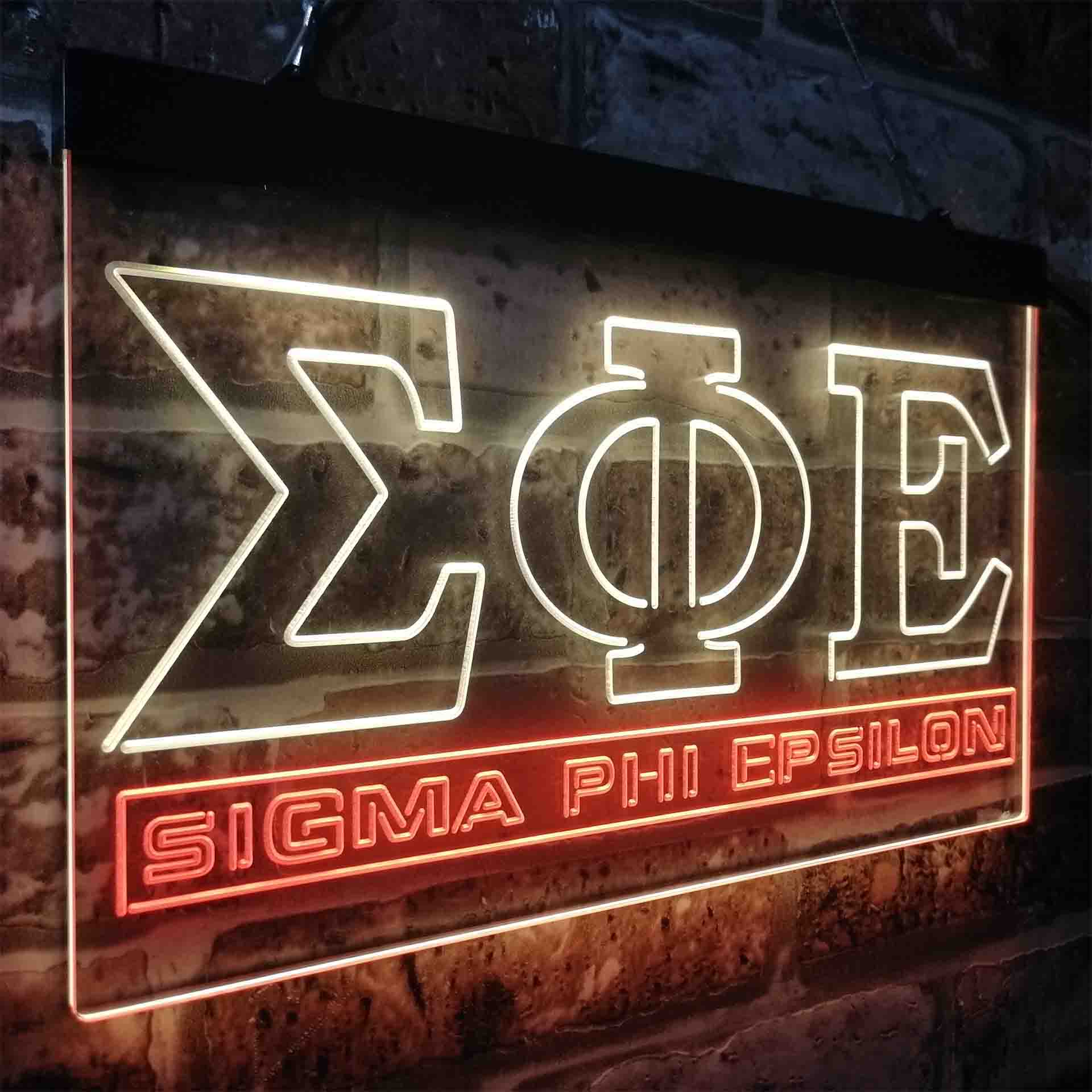 Sigma Phi Epsilon Symbol Neon LED Sign