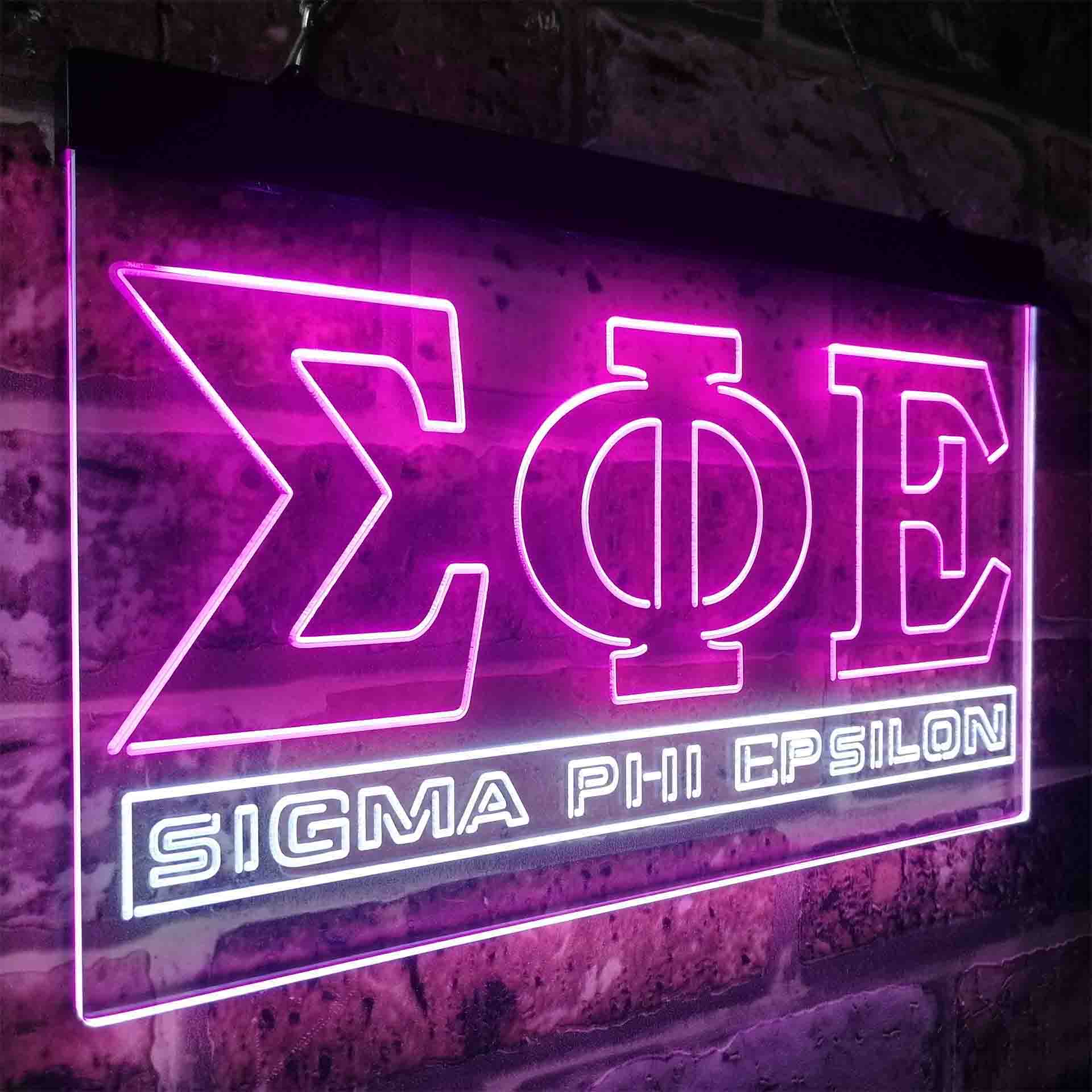 Sigma Phi Epsilon Symbol Neon LED Sign