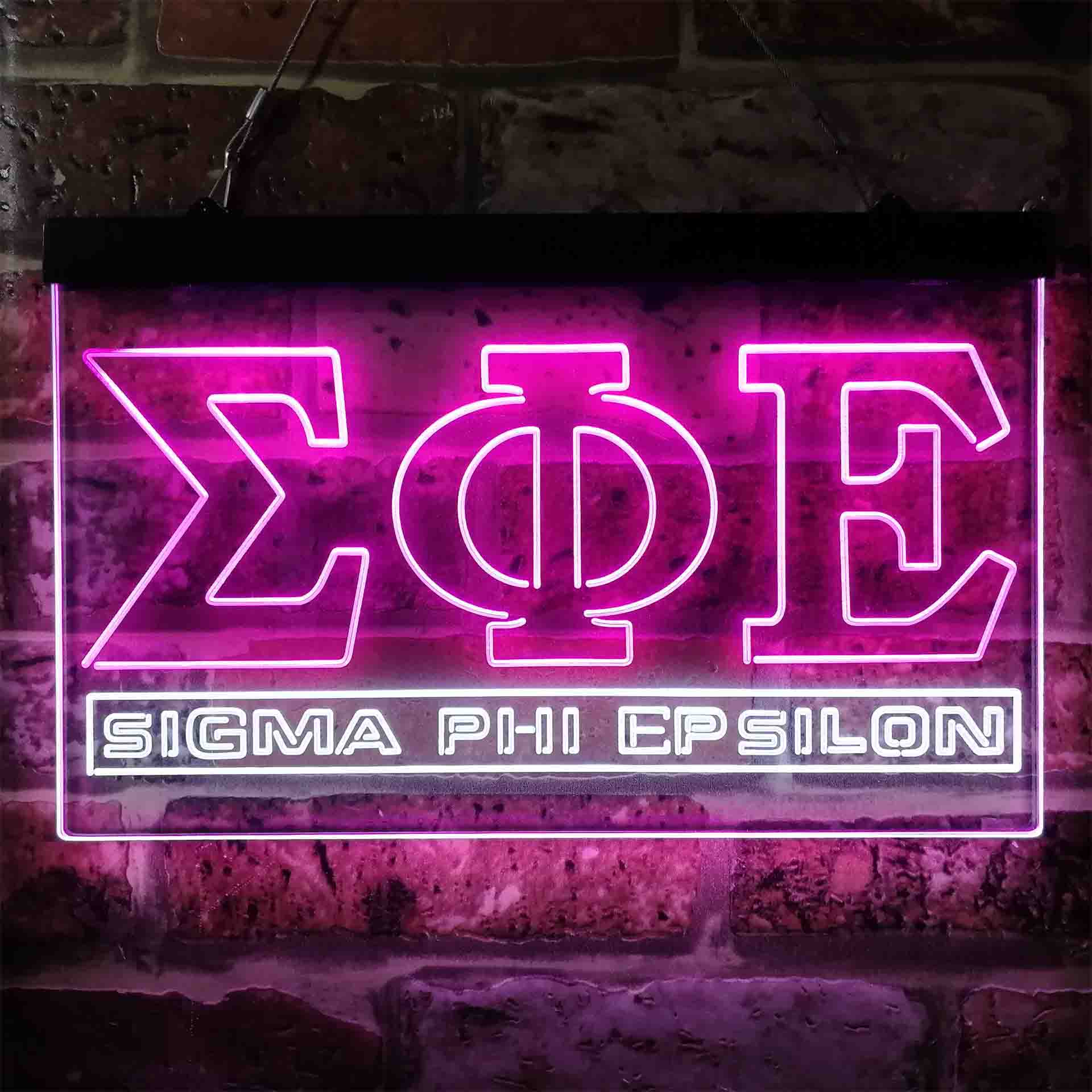 Sigma Phi Epsilon Symbol Neon LED Sign