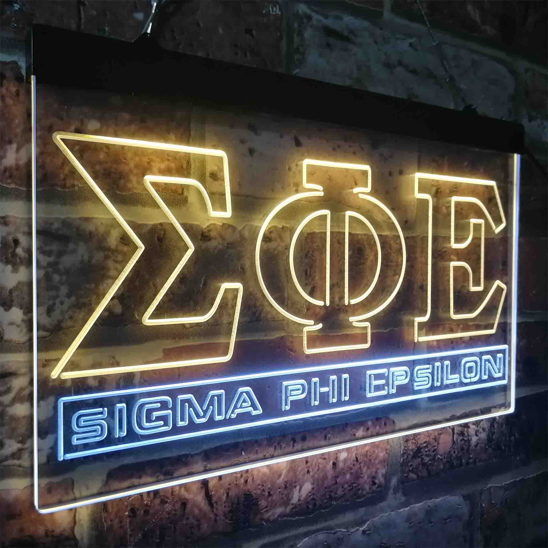 Sigma Phi Epsilon Symbol Neon LED Sign