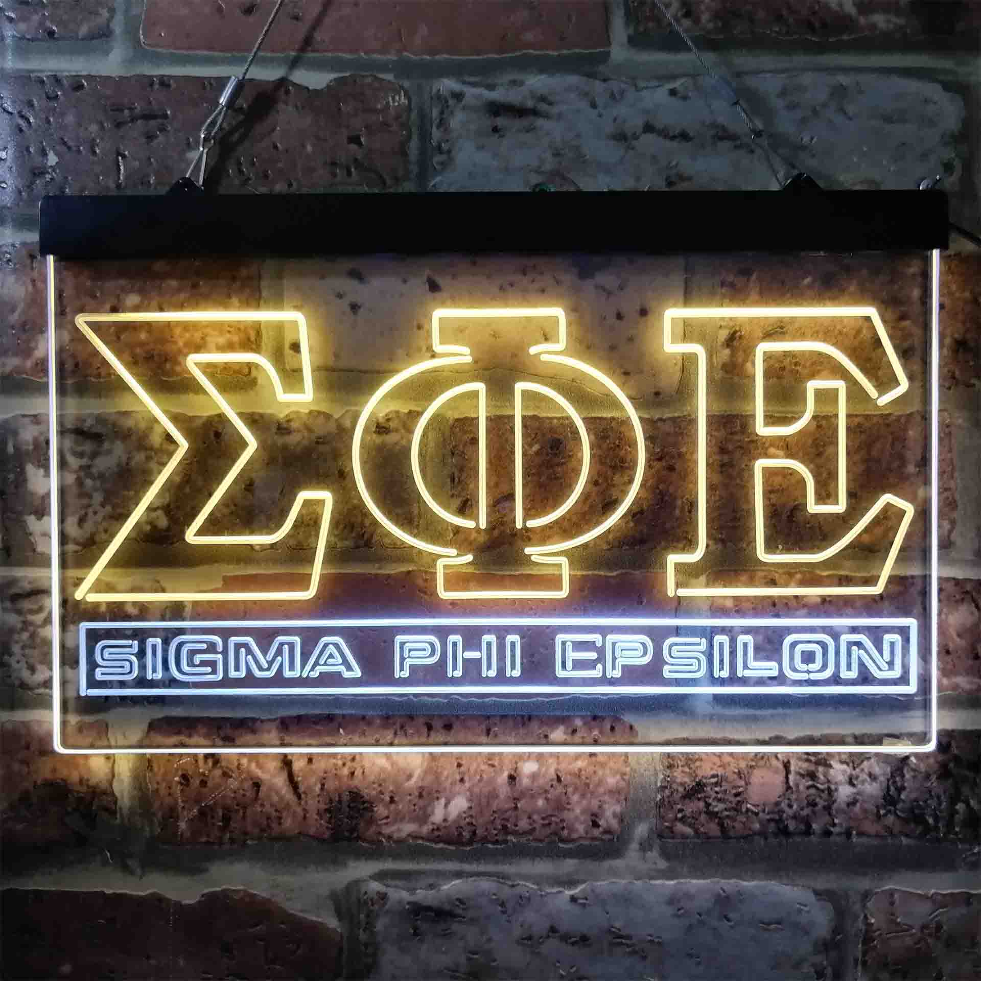 Sigma Phi Epsilon Symbol Neon LED Sign