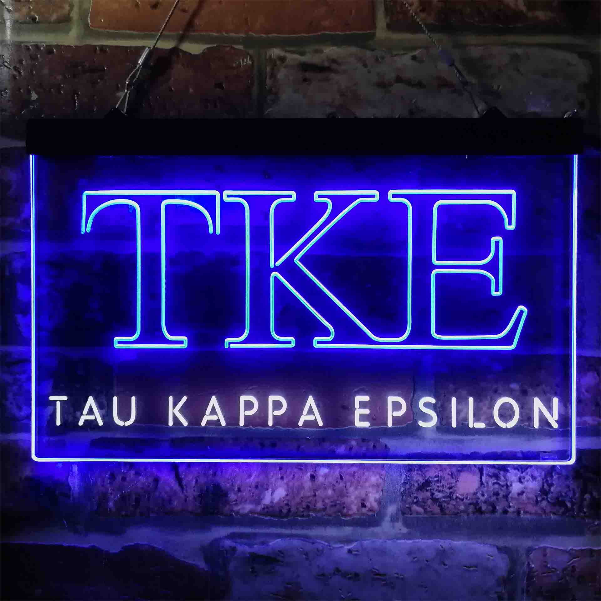 Tau Kappa Epsilon Fraternity Greek Letter Organization Neon-Like LED Sign