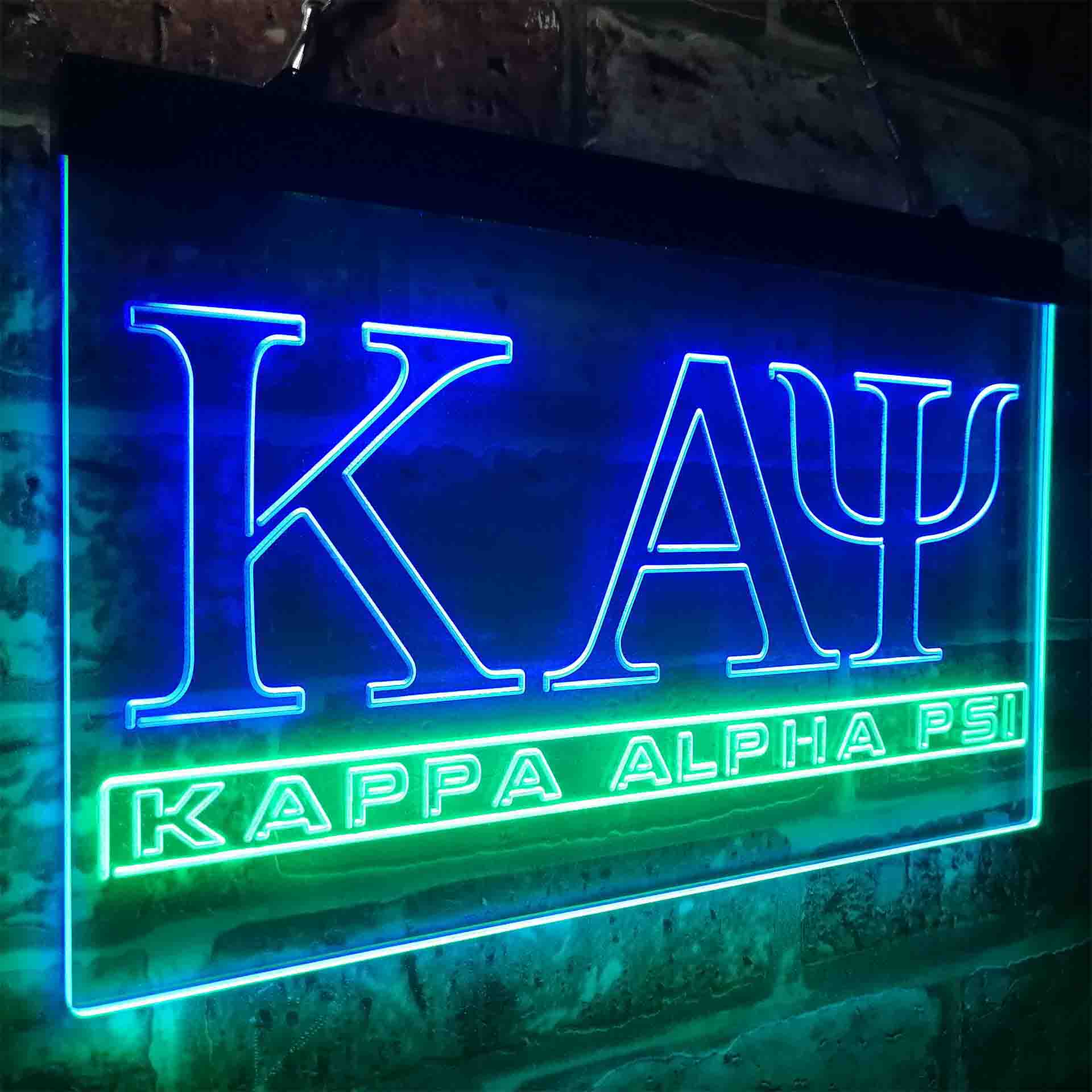 Kappa Alpha Psi Fraternity Greek Letter Organization Neon-Like LED Sign