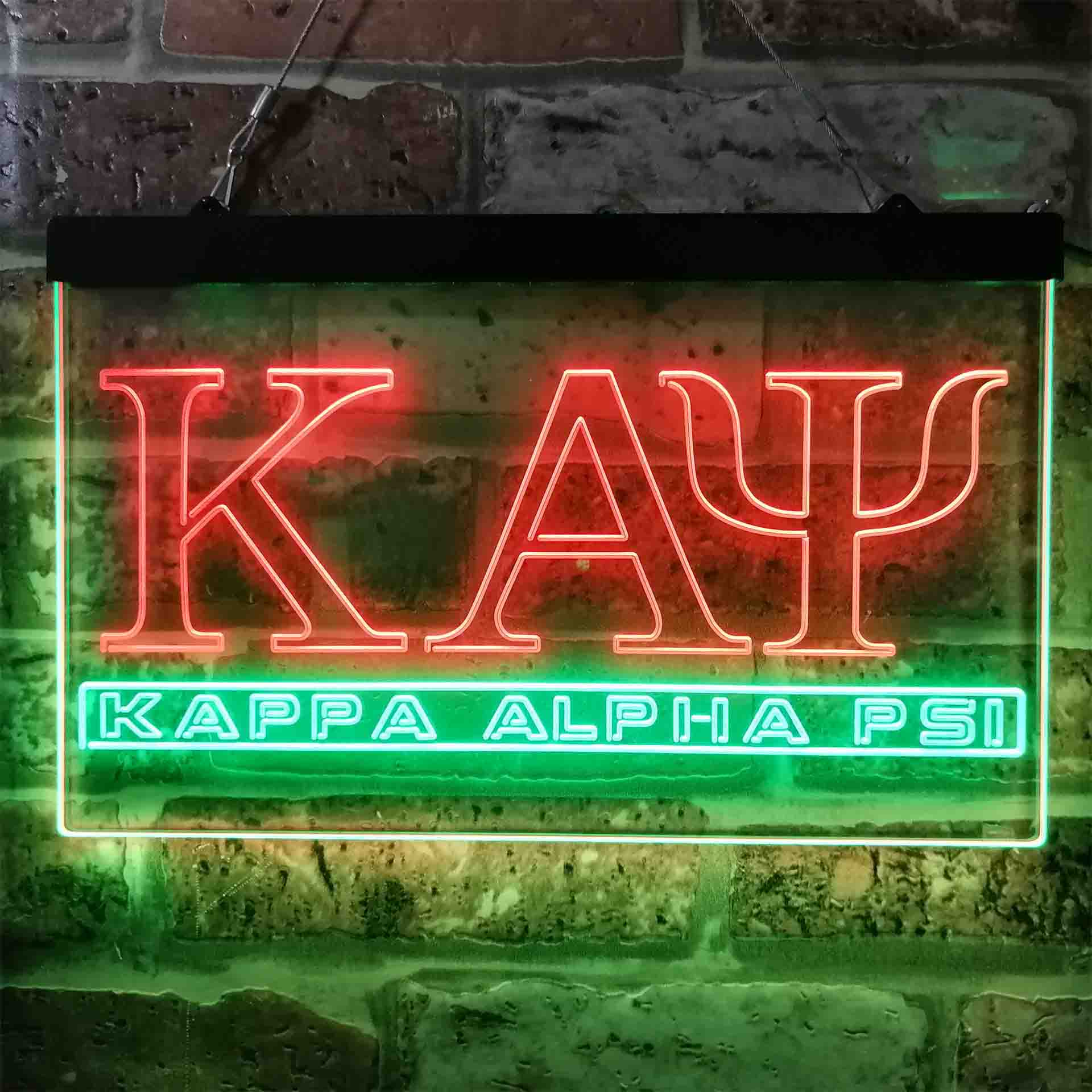 The Kappa Alpha Psi Fraternity Greek Letter Organization Neon-Like LED Sign