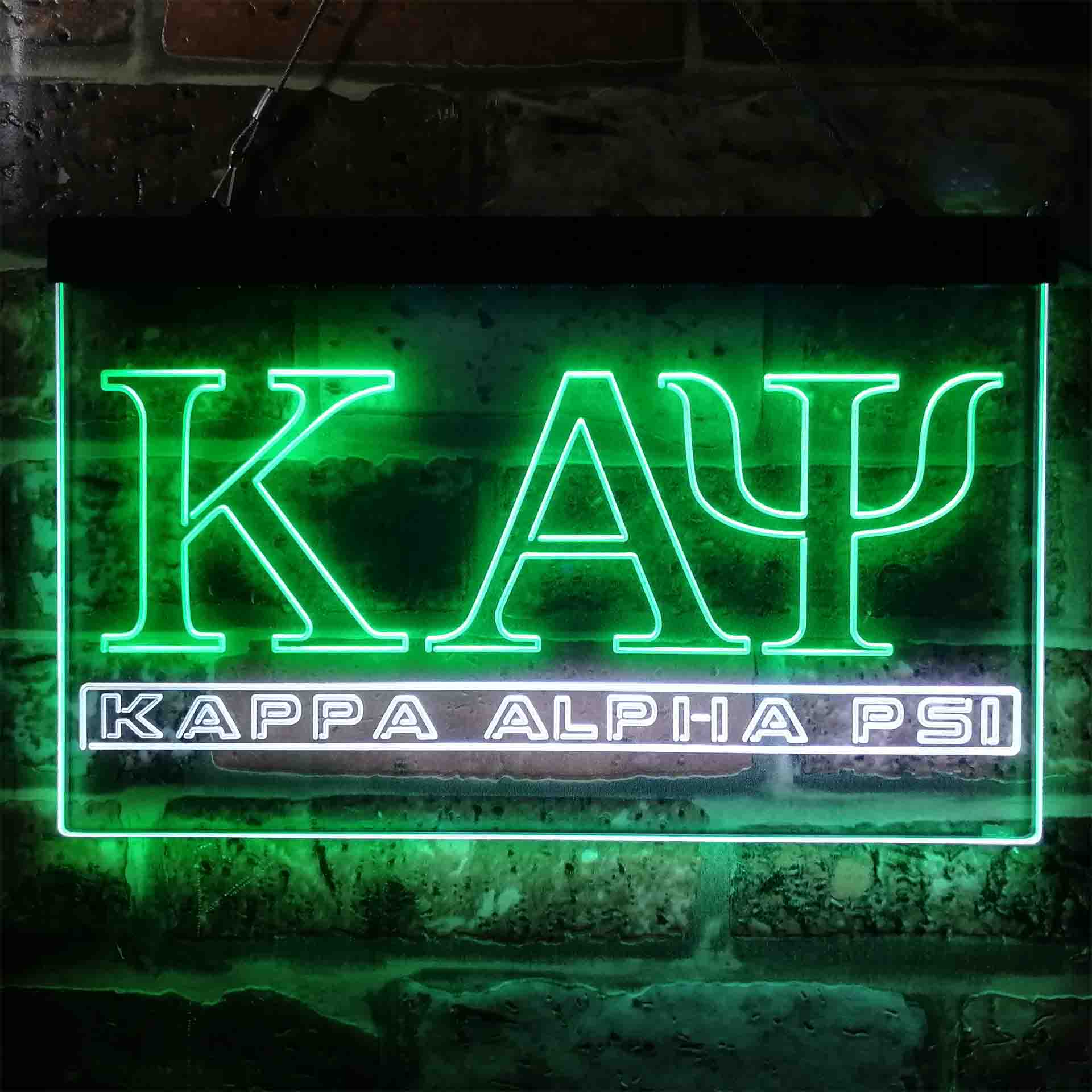 Kappa Alpha Psi Fraternity Greek Letter Organization Neon-Like LED Sign