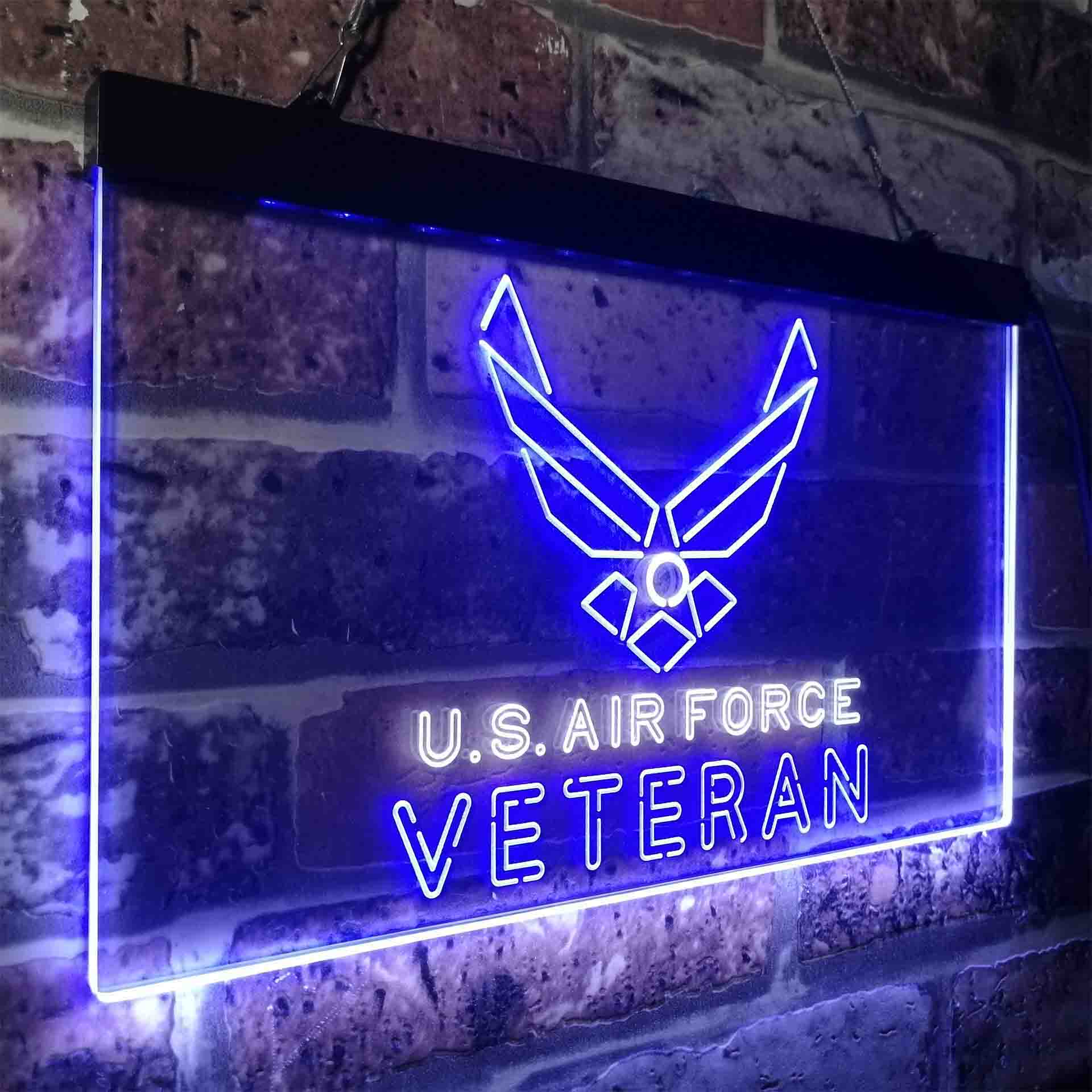 US Air Force Veteran Neon-Like LED Sign