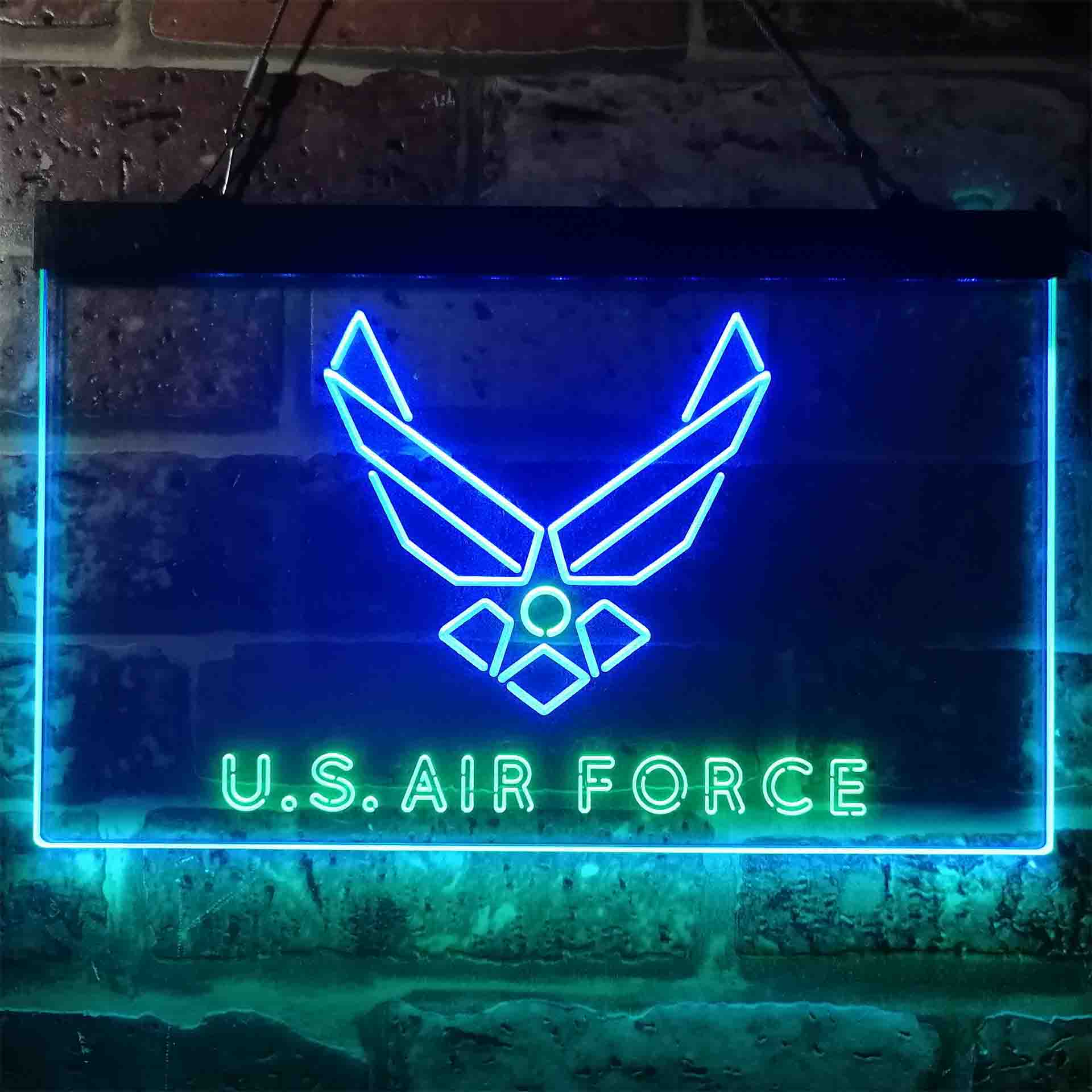 US Air Force Badge Neon-Like LED Sign