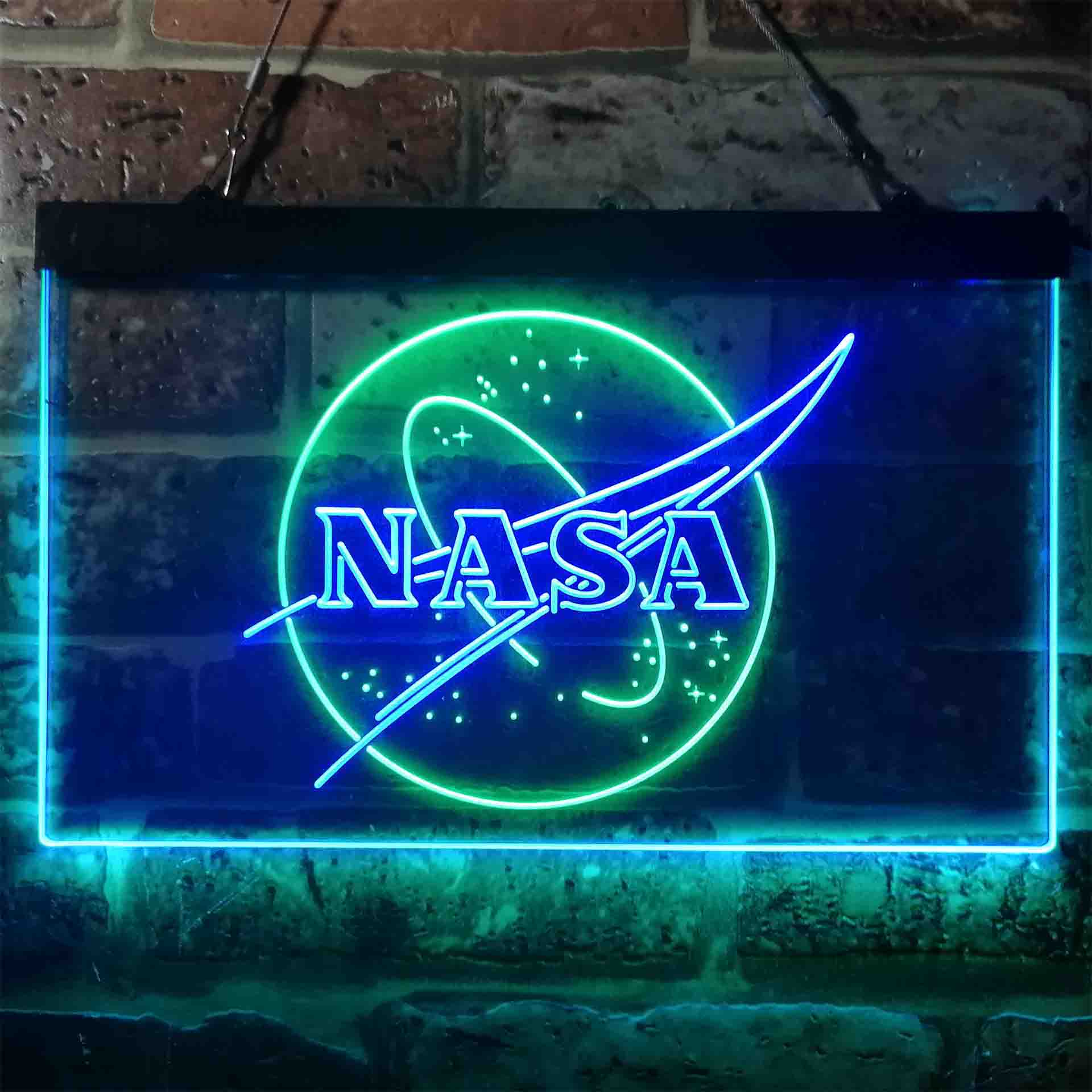 Nasa Space Rocket Planet Game Room Neon Light LED Sign