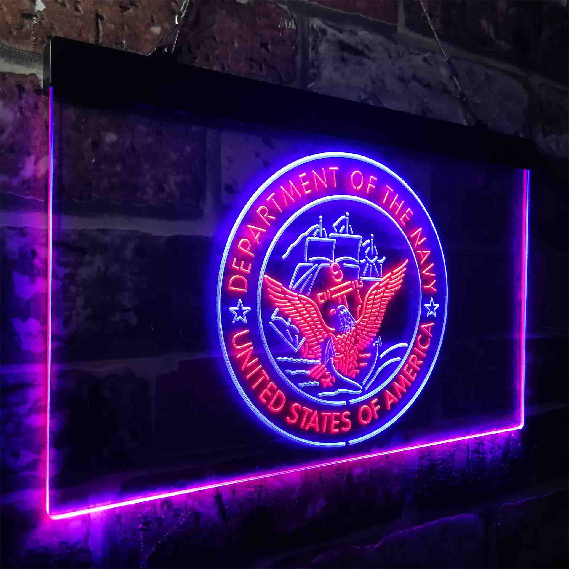 US Navy Military Neon-Like LED Sign