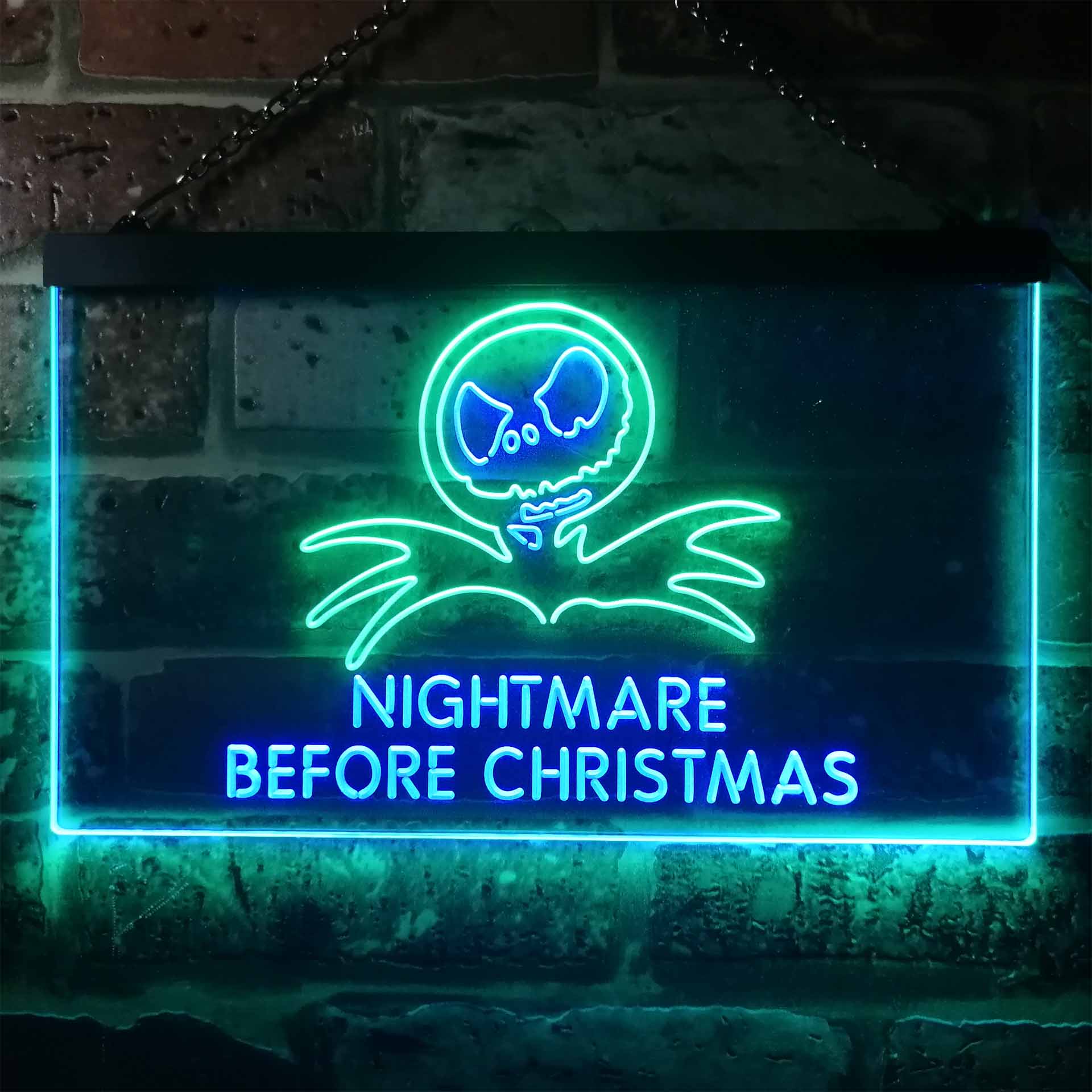 Nightmare Before Christmas Game Room Neon-Like LED Sign