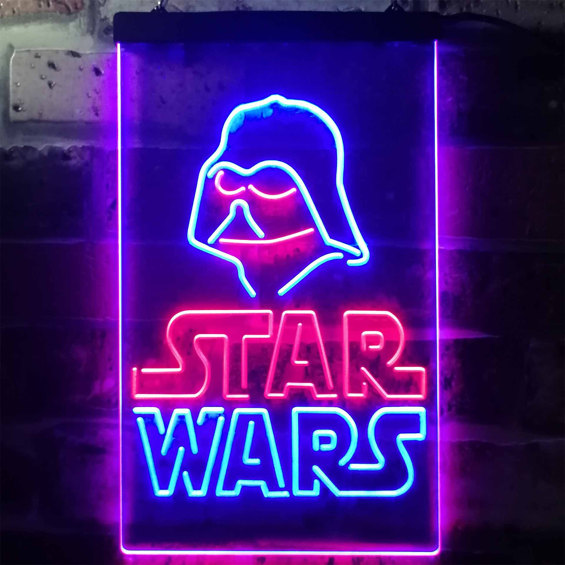 Star Wars Darth Vader Dual Color LED Neon Sign ProLedSign