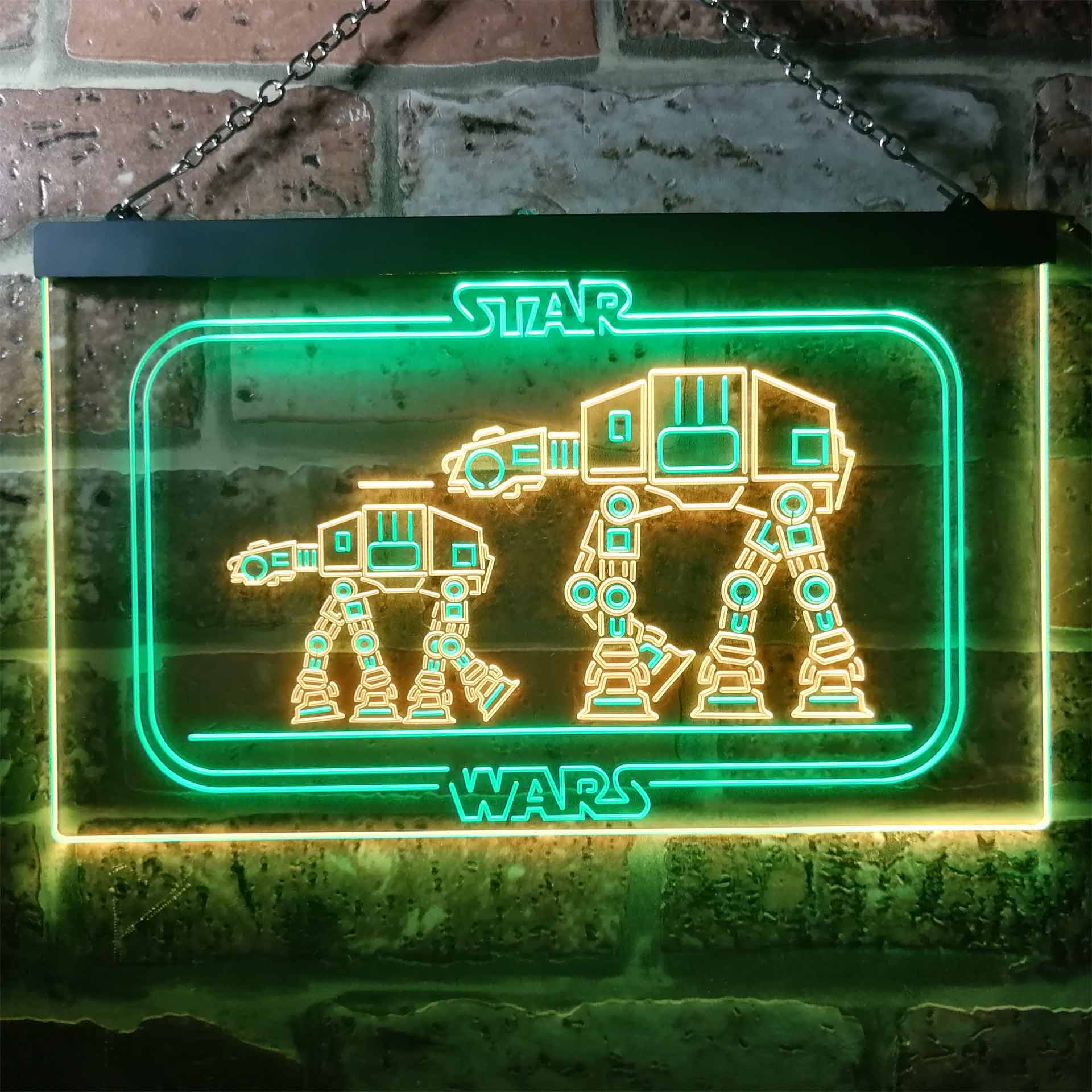 Star Wars ATAT Dual Color LED Neon Sign ProLedSign
