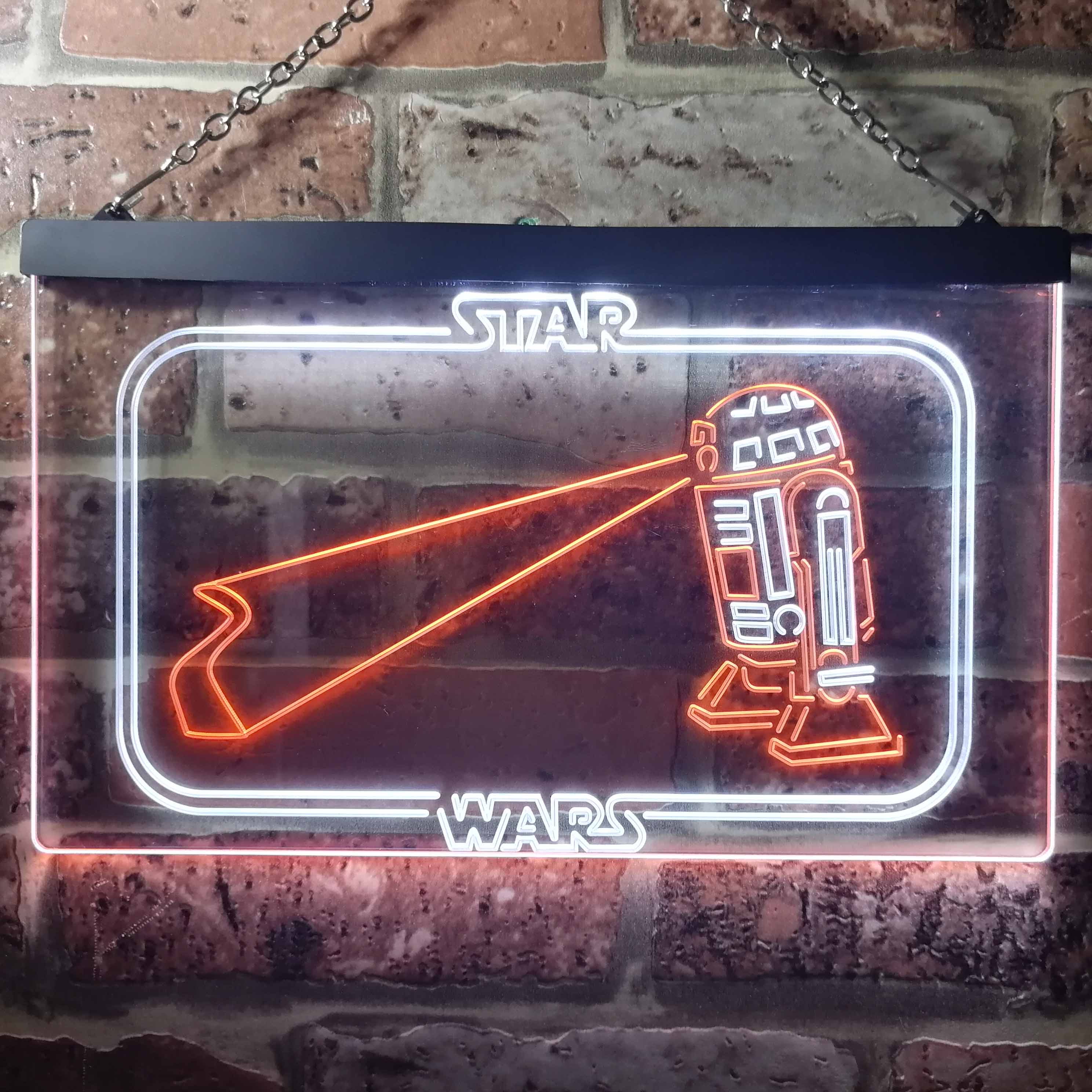 Star Wars R2D2 Dual Color LED Neon Sign ProLedSign
