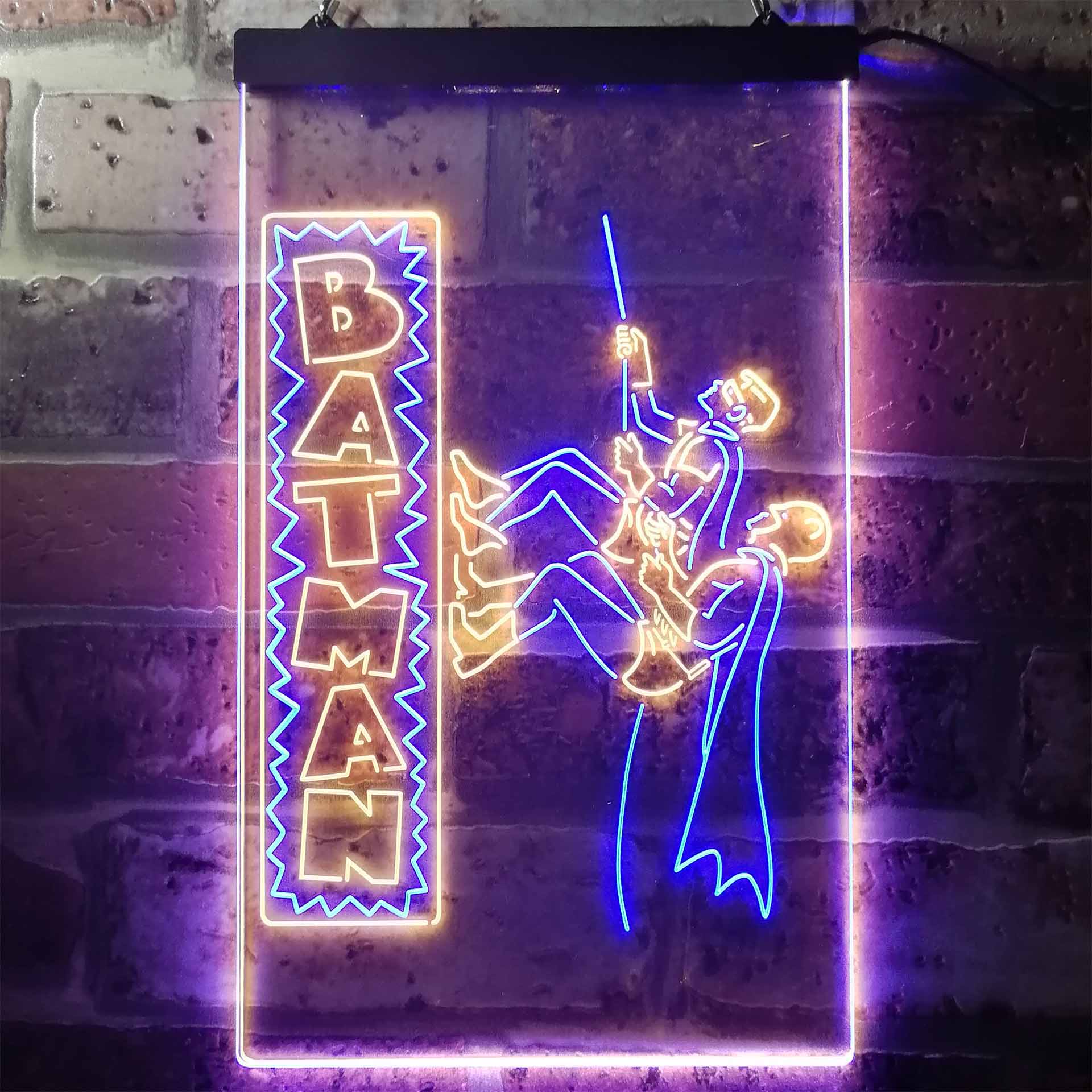Batman & Robin Dual Color LED Neon Sign ProLedSign