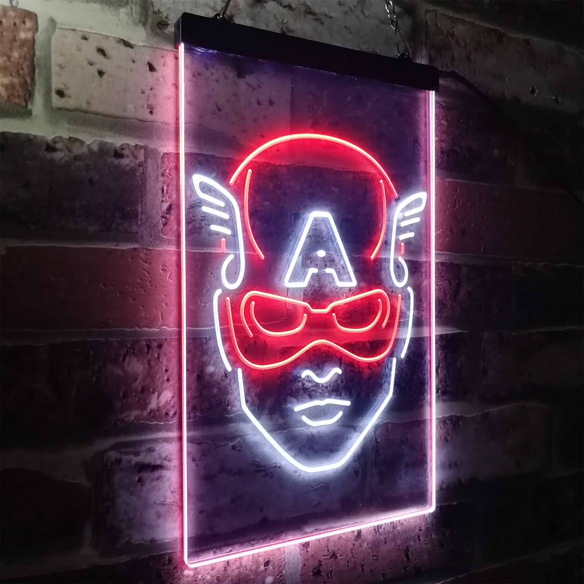 Captain America Game Room Neon Light LED Sign